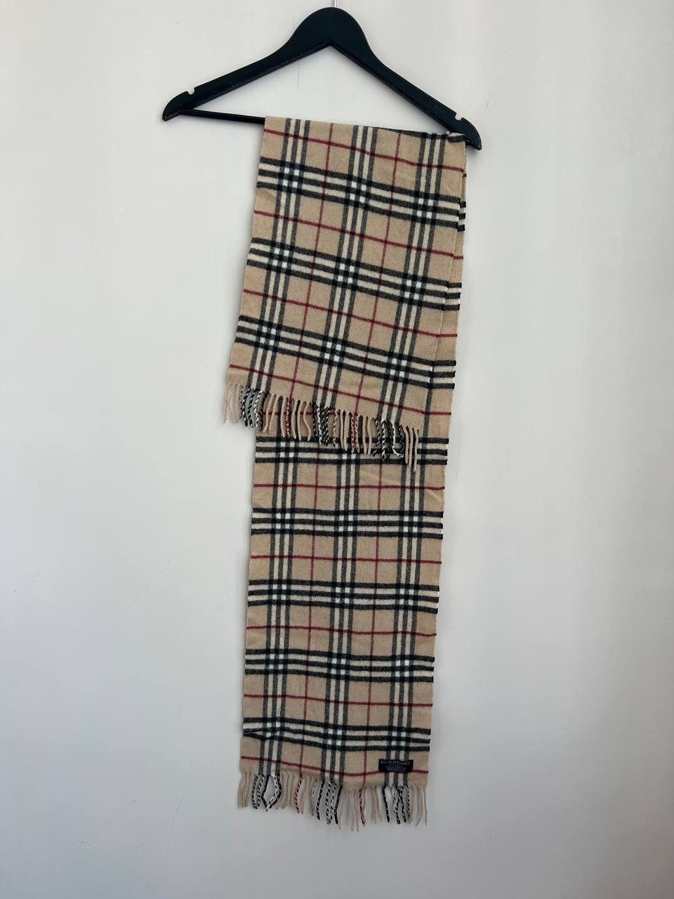 Burberry Burberry vintage plaid unisex 100% Lambswool scarf Size ONE SIZE - 6 Thumbnail