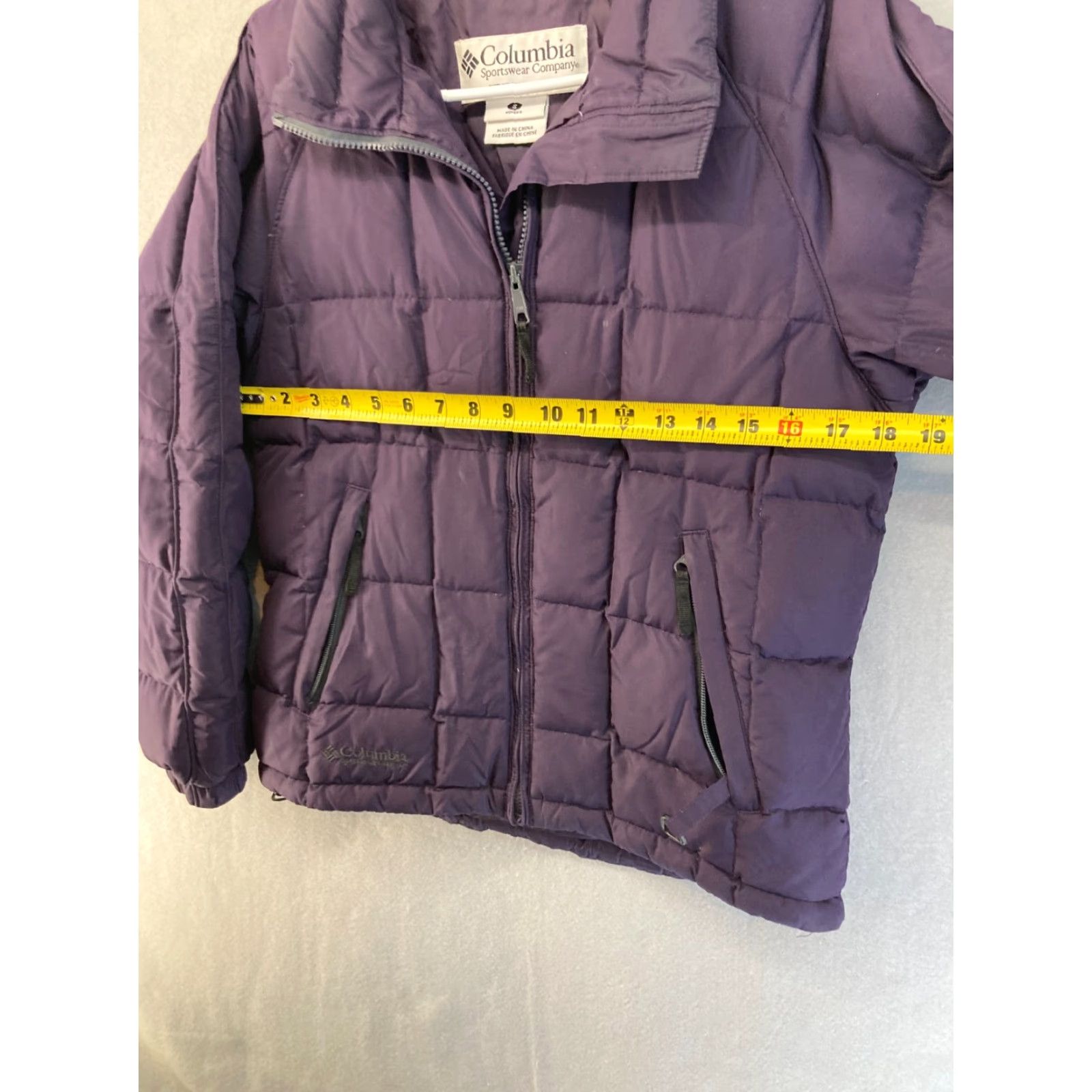 Vintage Columbia Jacket Small Purple Puffer Full Zip Down Coat Womens Size S / US 4 / IT 40 - 2 Thumbnail