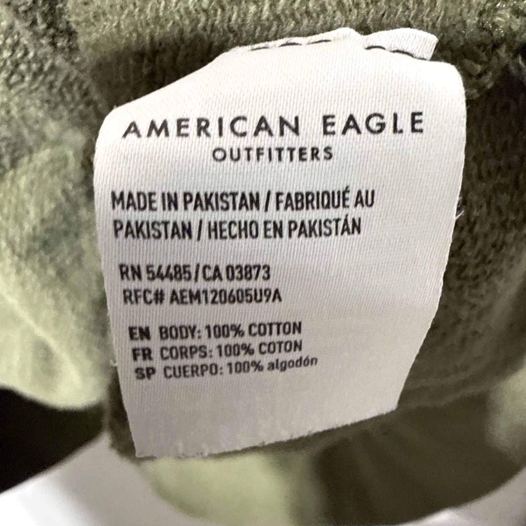 American Eagle Outfitters American Eagle Hoodie Men L Green Camo Long Sleeve Logo Pullover Size US L / EU 52-54 / 3 - 5 Thumbnail