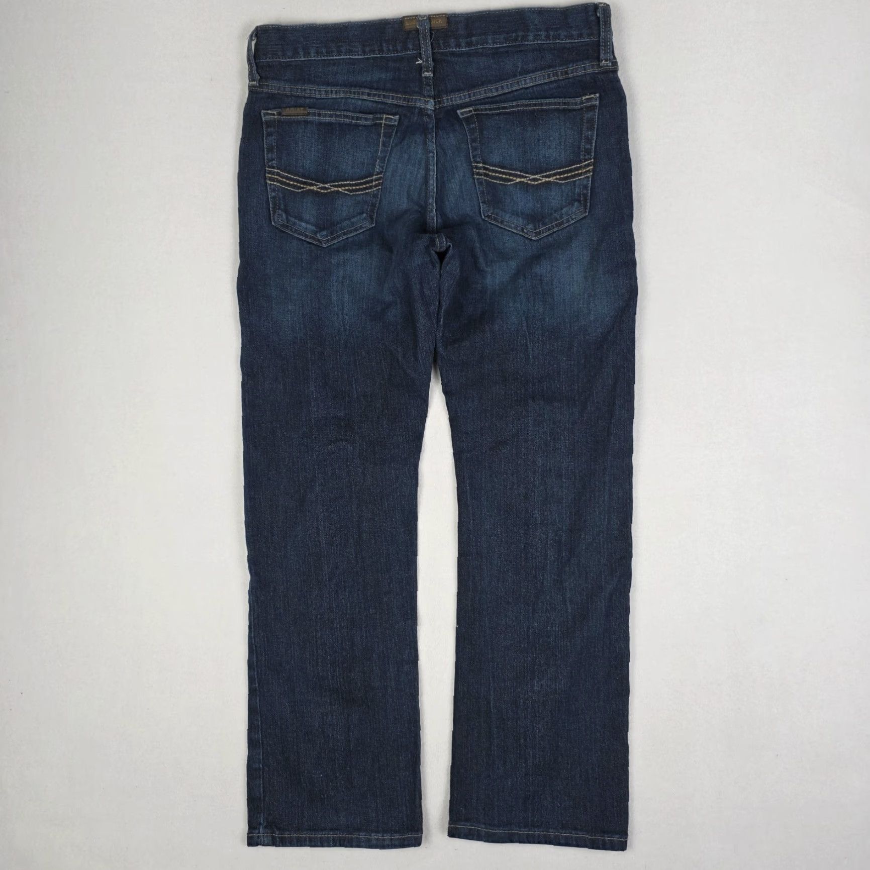 Ariat Ariat M7 Slim Straight Jeans Mens 33x30 Blue Fade Denim Cowboy Western Zip Slimming M7 Slim Straight Jeans Mens 33x30 Blue Fade Denim Cowboy Western Size US 33 - 2 Thumbnail