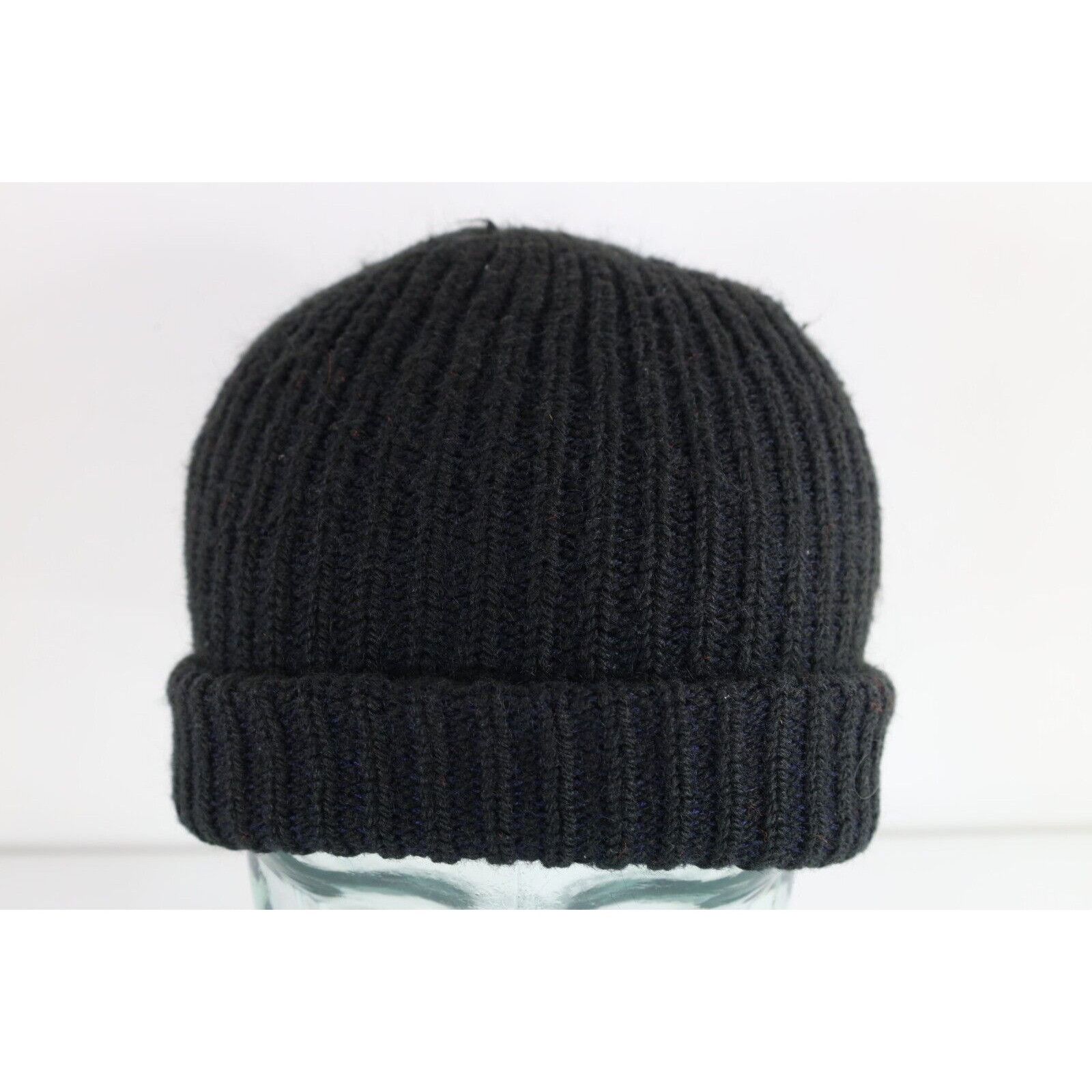 Vintage Vintage 90s Streetwear Chunky Double Wall Ribbed Beanie Hat Size ONE SIZE - 1 Thumbnail