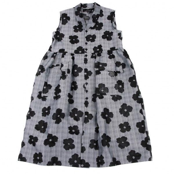 Comme des Garcons Comme Des Garcons Grey Vintage Plaid Flower Vest Long Vest Size M / US 6-8 / IT 42-44 - 2 Thumbnail