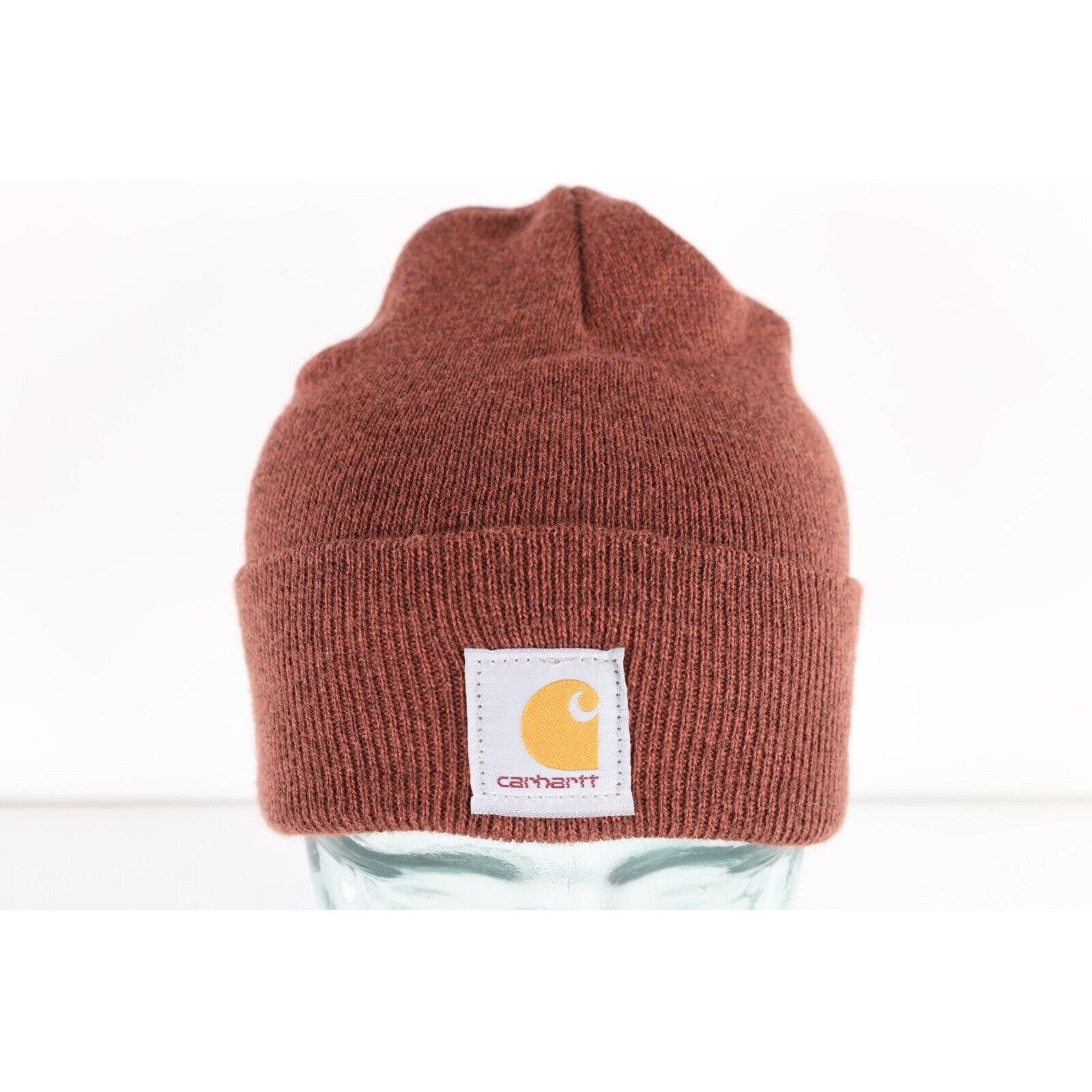 Carhartt × Vintage Vintage Y2K Carhartt Spell Out Knit Winter Beanie Hat Size ONE SIZE - 1 Thumbnail
