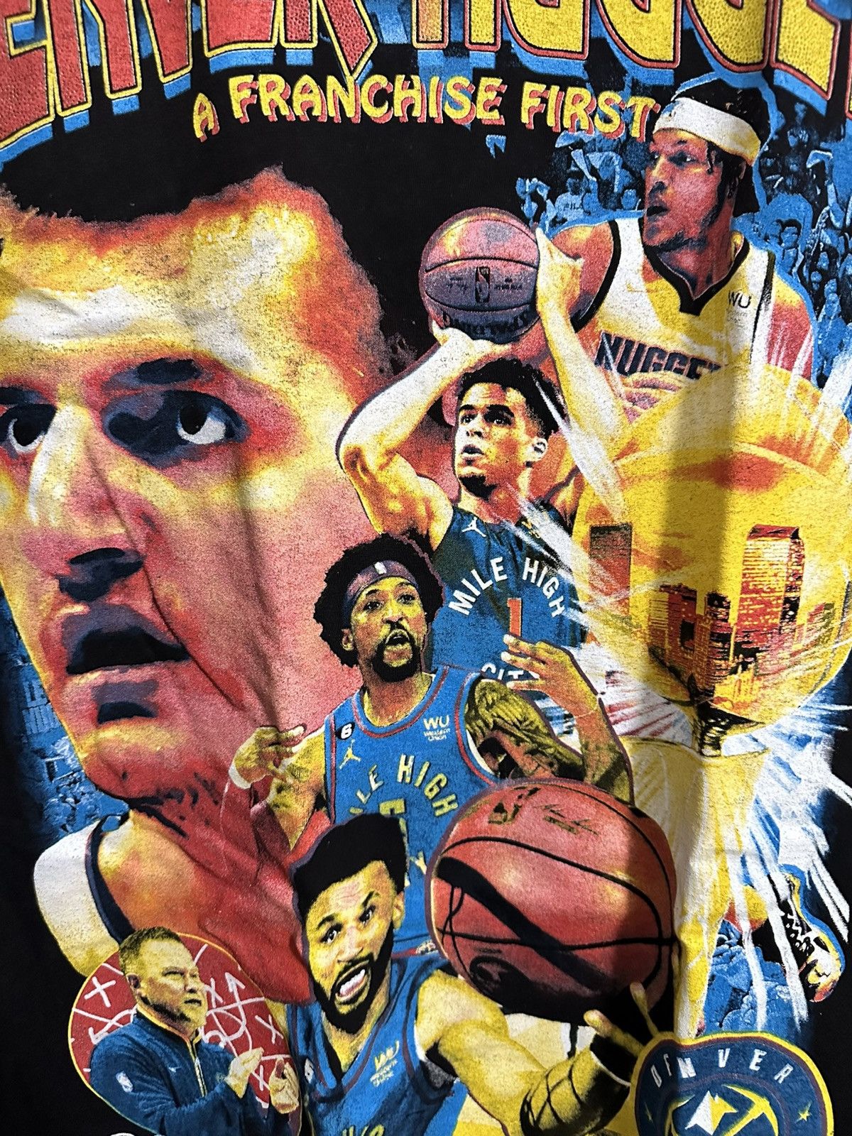 Vintage Backstock co Denver nuggets 2023 nba champion tee Size US XXL / EU 58 / 5 - 2 Thumbnail