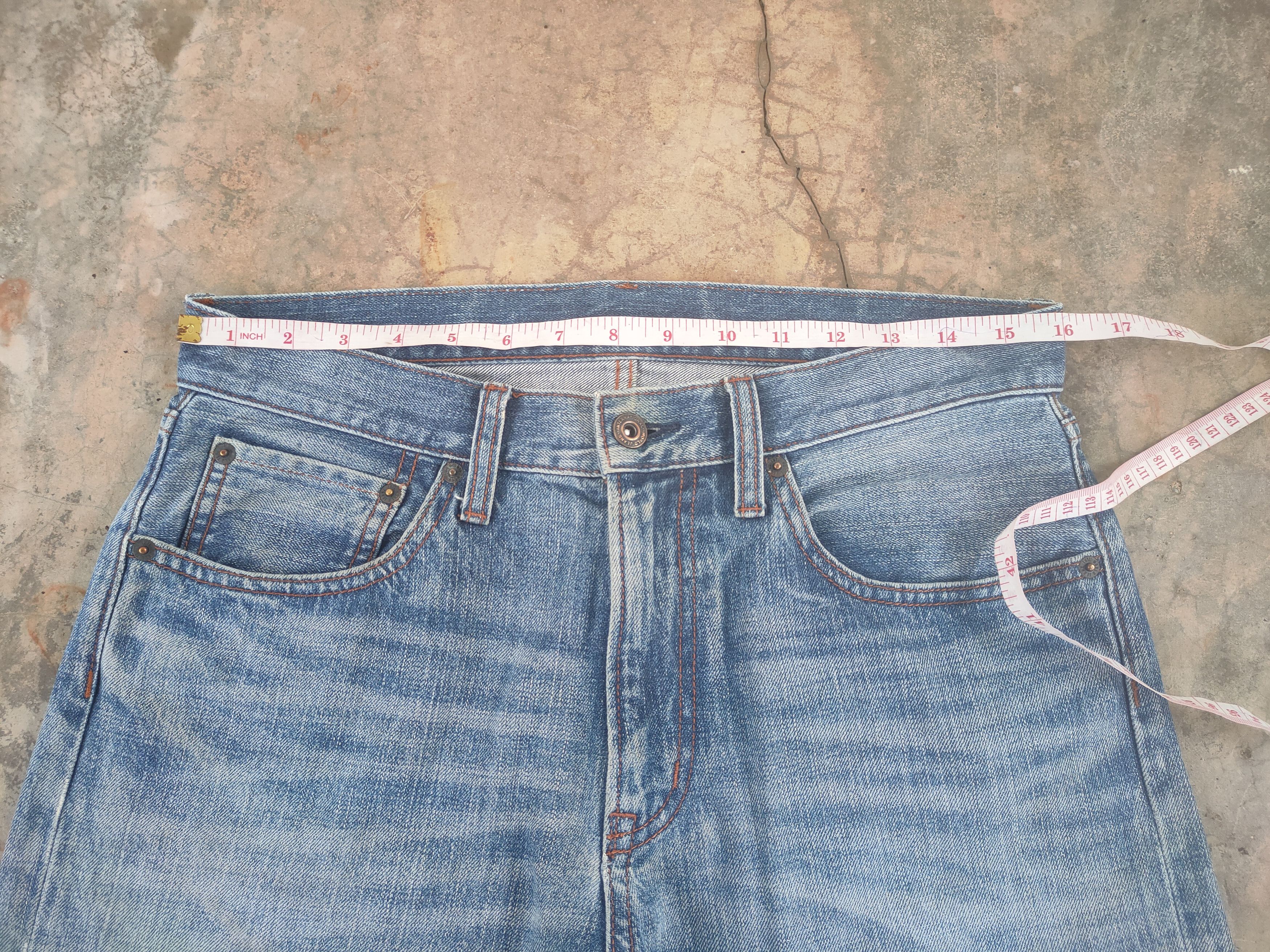 Japanese Brand W31 VINTAGE JAPANESE FADED DISTRESSED JEAN DENIM PANTS Size US 31 - 6 Thumbnail
