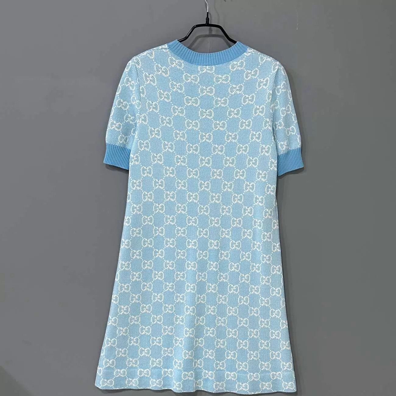 Gucci GUCCI sky blue all over print XS dress Size XS / US 0-2 / IT 36-38 - 3 Thumbnail