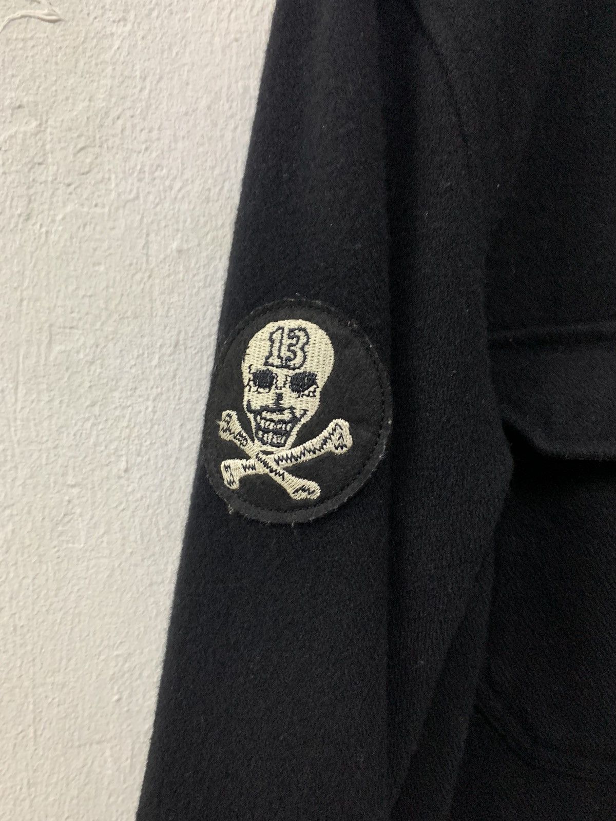 Japanese Brand × RUDE GALLERY Rude Gallery Black Rebel Wool Zipper double Chest Pocket Size US S / EU 44-46 / 1 - 5 Thumbnail