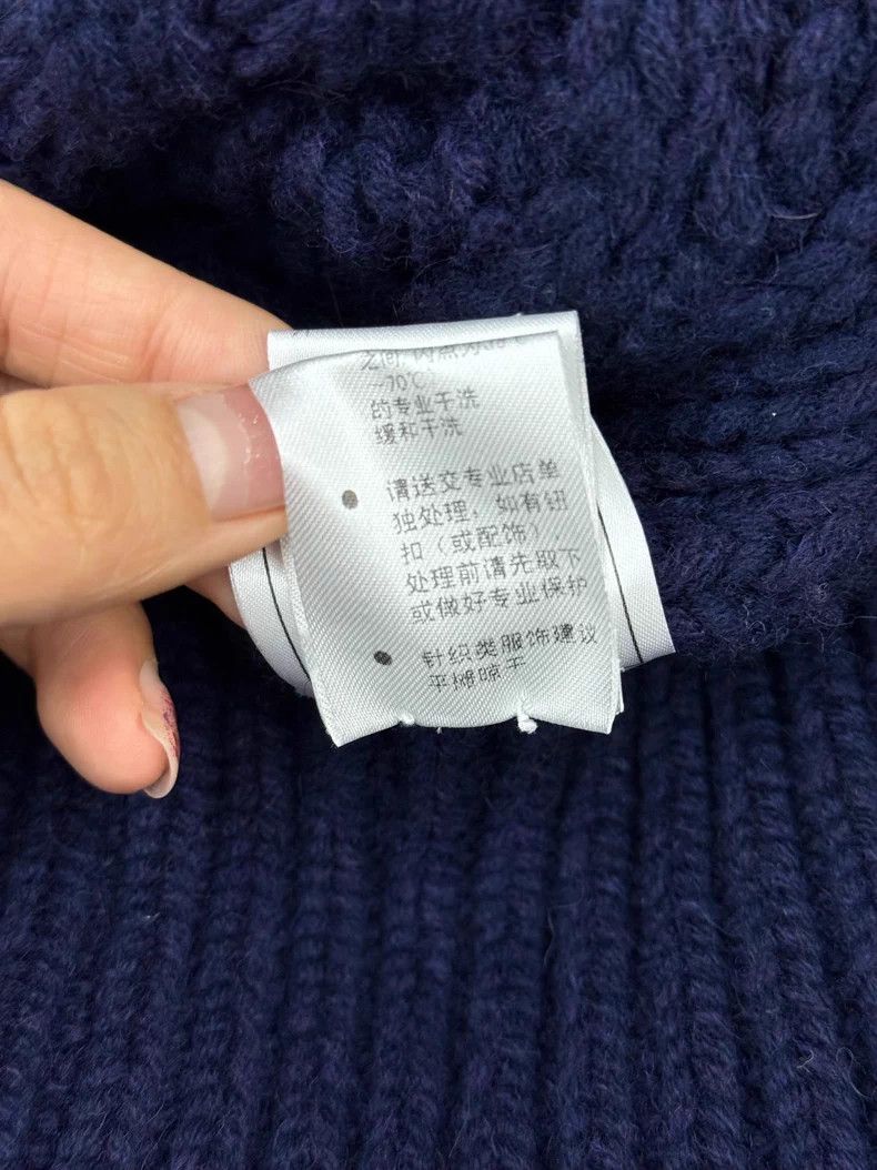 Chanel Chanel Hamburg series blue knitted medium and long sweater Size XXS / US 00 / IT 34 - 8 Thumbnail