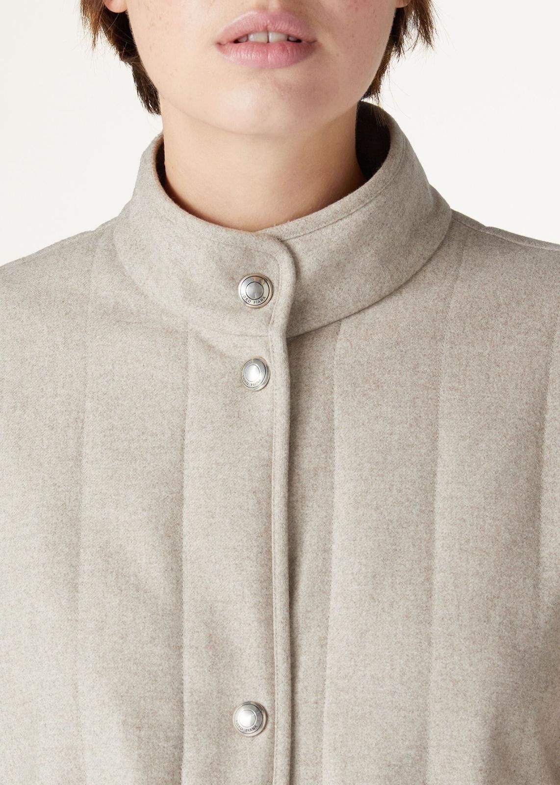 Loro Piana o1srvl11e0125 FAO0555 Briag Jacket in Beige Size L / US 10 / IT 46 - 4 Thumbnail