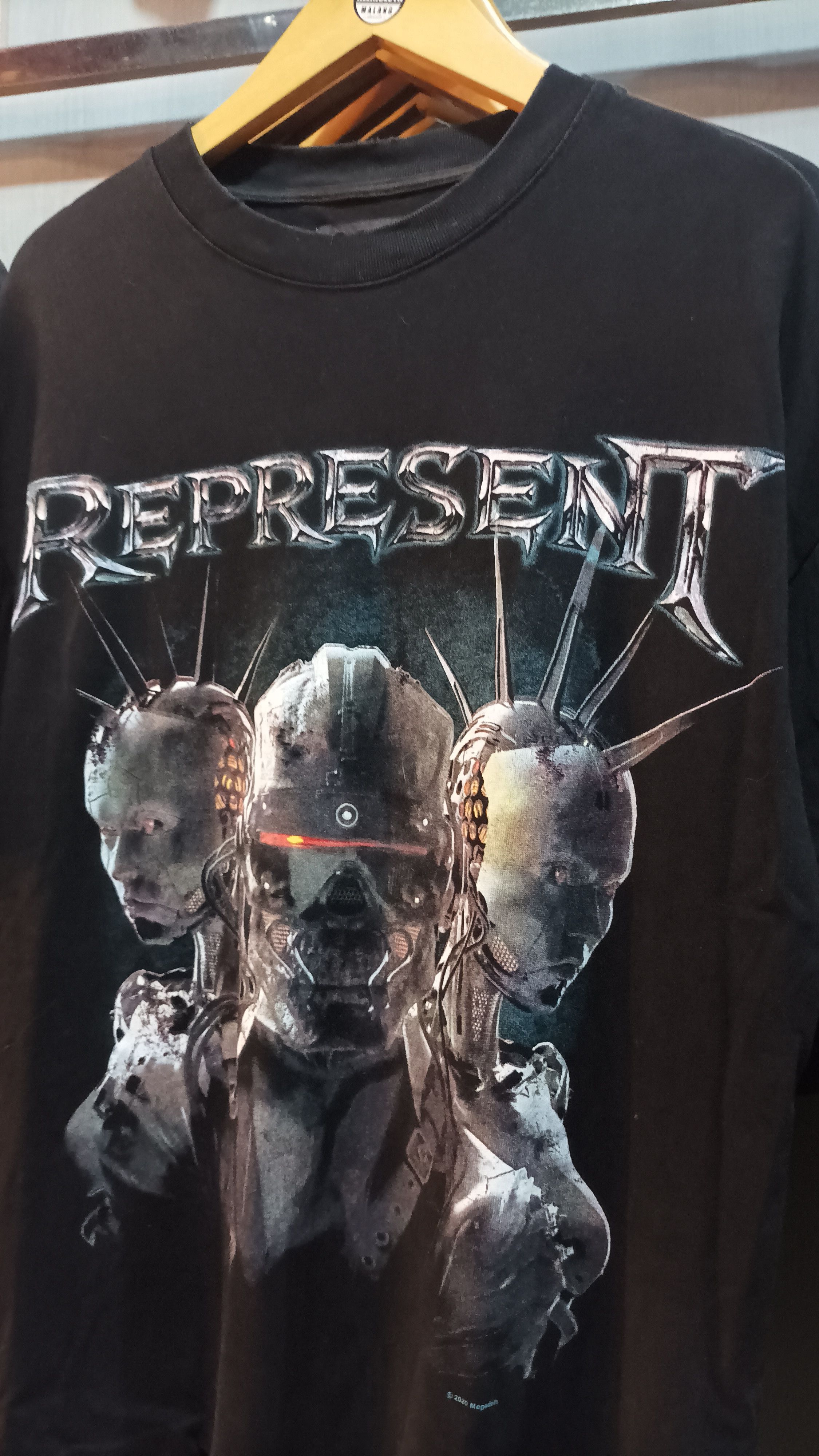 image of Represent Clo X Megadeath in Black, Men's (Size Medium)