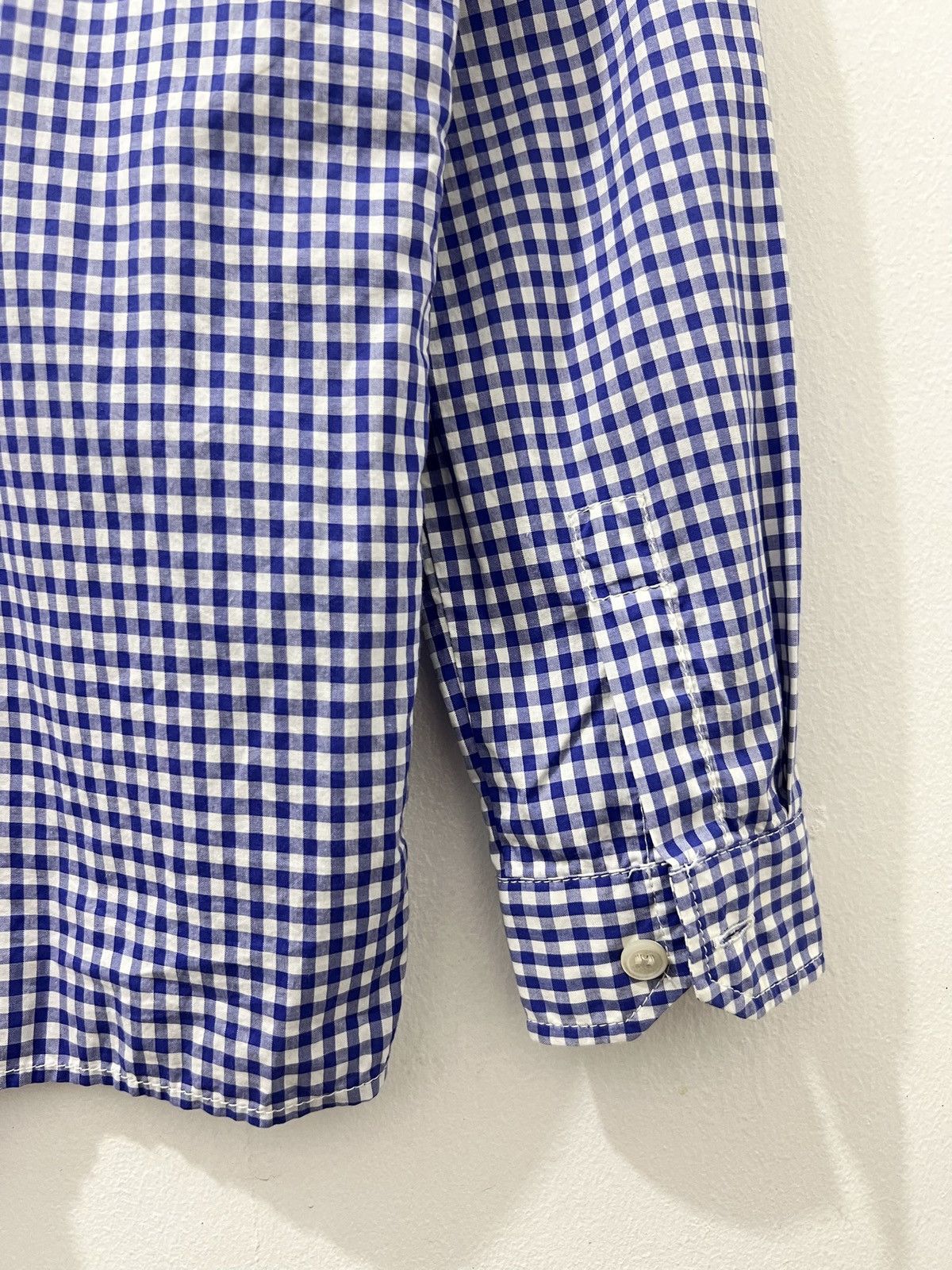 Miu Miu Miu Miu - Gingham Embroidered Logo Check Shirt Size S / US 4 / IT 40 - 8 Thumbnail