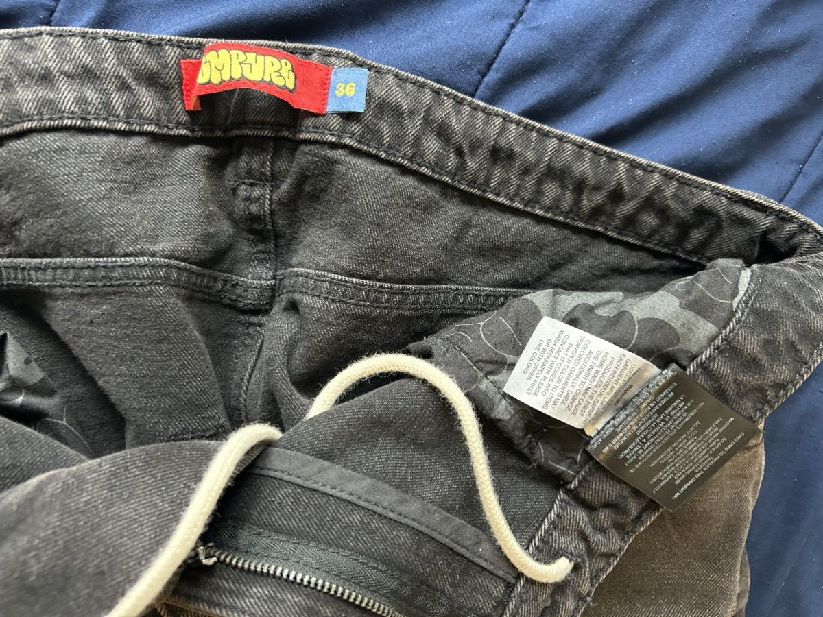 Empyre Black Wash Denim Jeans Size US 36 / EU 52 - 3 Thumbnail