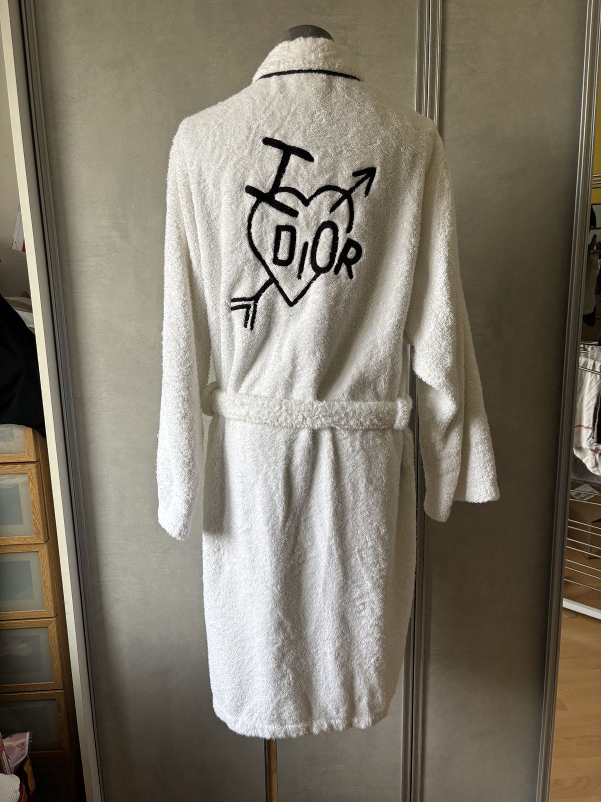 Dior CHRISTIAN DIOR Cotton bathrobe I love Dior Size M / US 6-8 / IT 42-44 - 1 Thumbnail