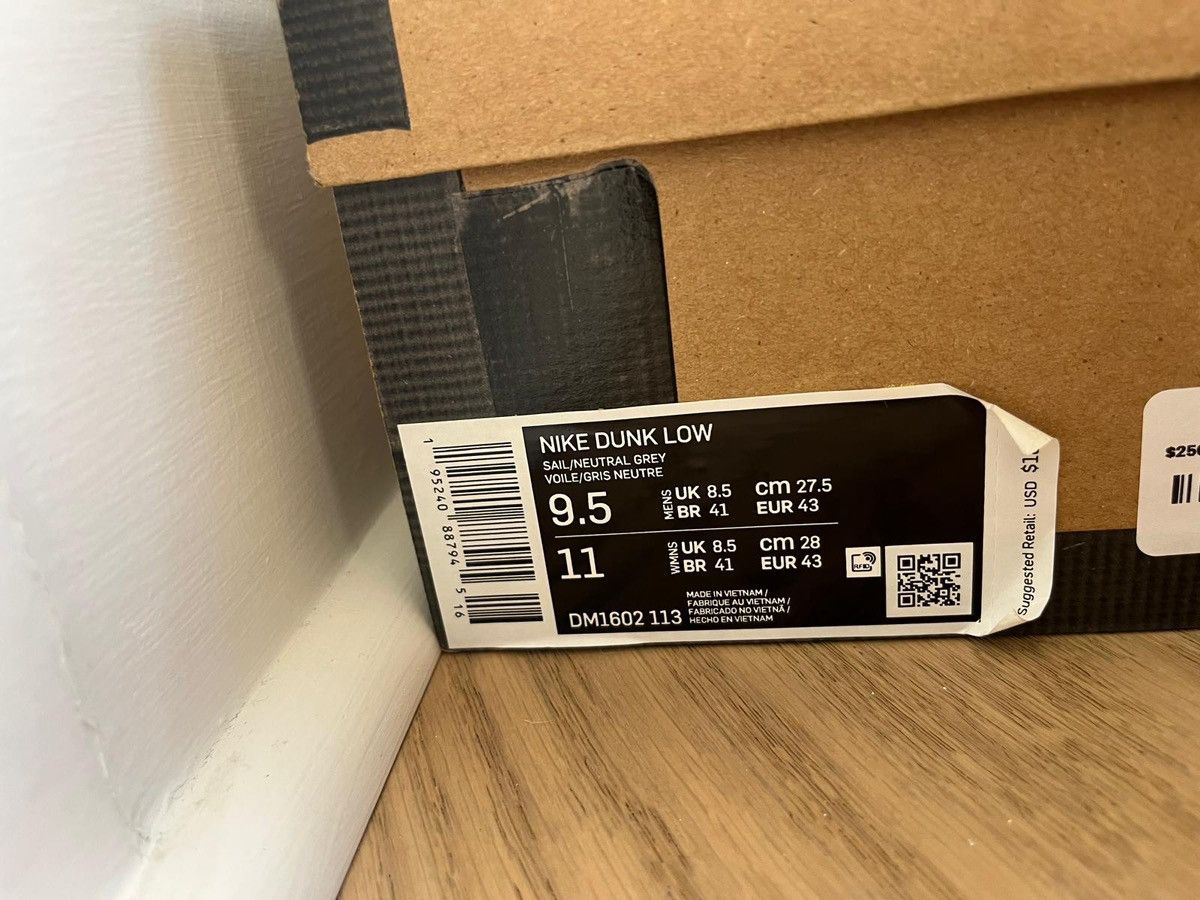 Nike Nike OW Dunk Low Size US 9.5 / EU 42-43 - 8 Thumbnail