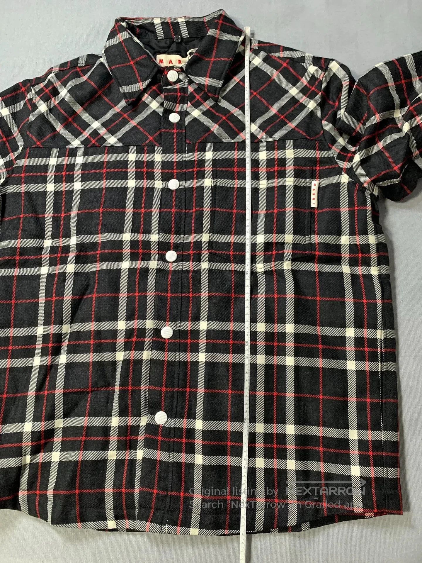 Marni MARNI Plaid Wool Men's Jacket. Size US S / EU 44-46 / 1 - 8 Thumbnail