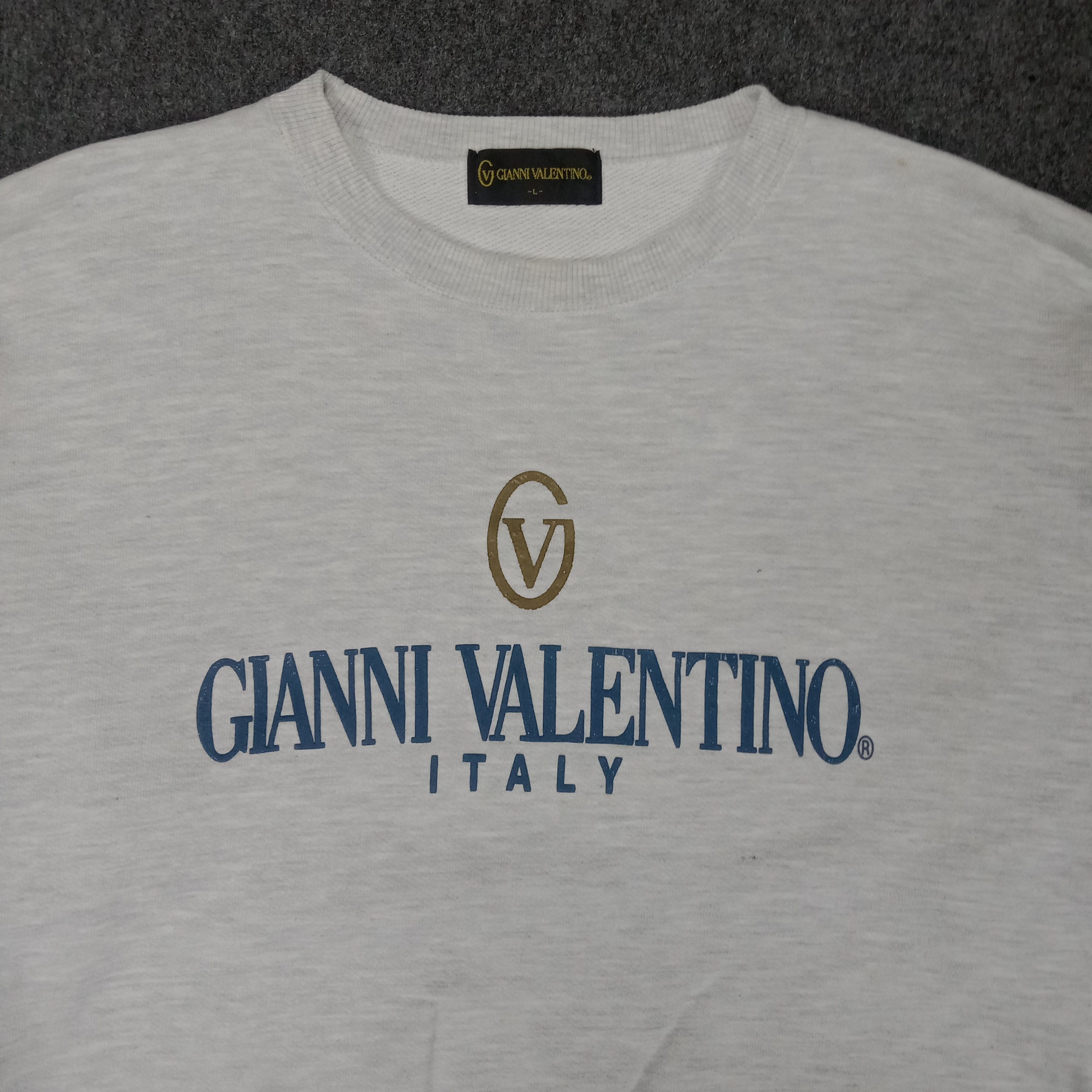 Gianni Valentino GIANNI VALENTINO Spellout Big Design Sweatshirt Size US L / EU 52-54 / 3 - 2 Thumbnail