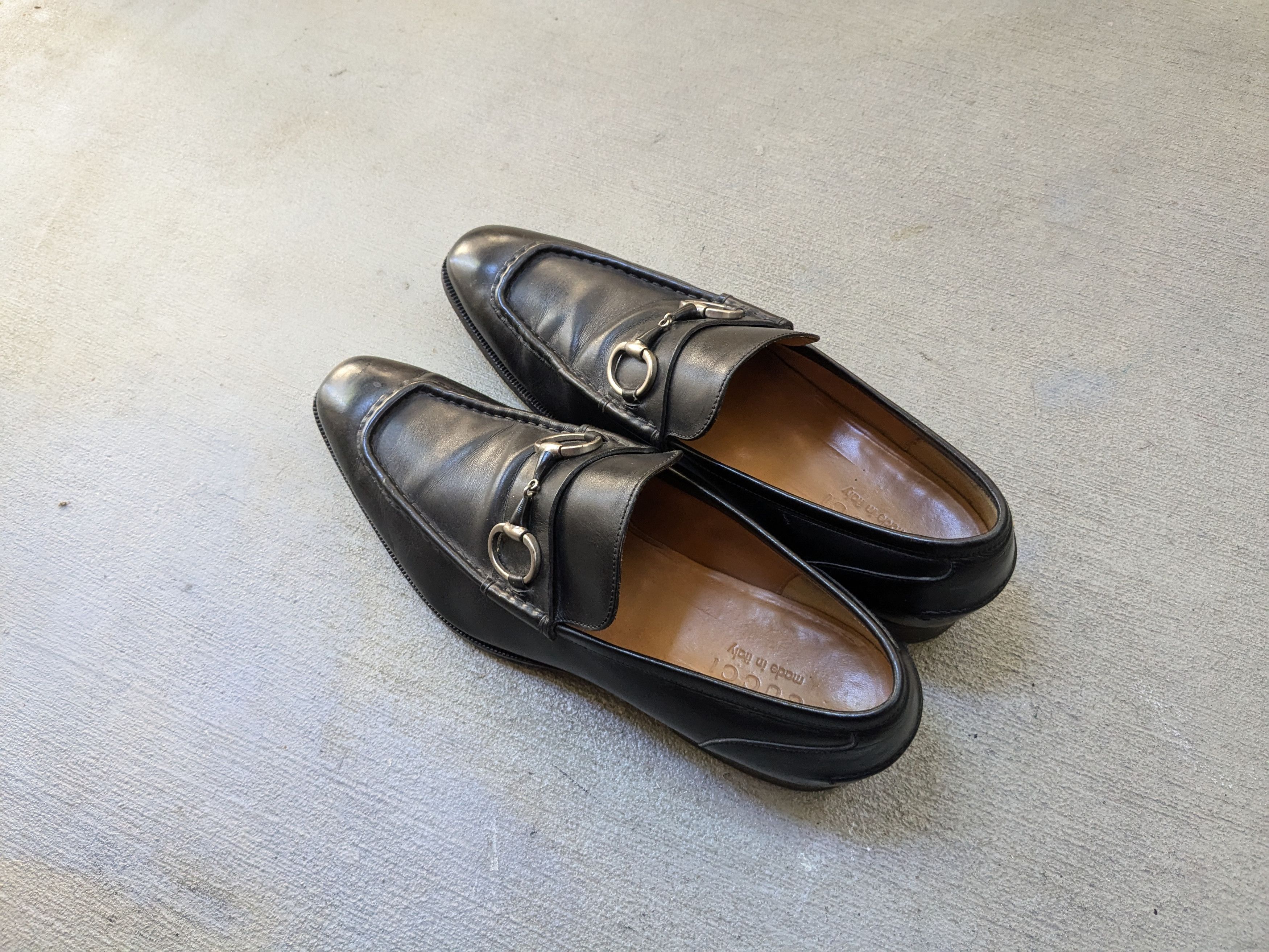 Gucci Gucci Horsebit Loafers Black 10 Slip Ons Buckle Size US 10 / EU 43 - 10 Thumbnail