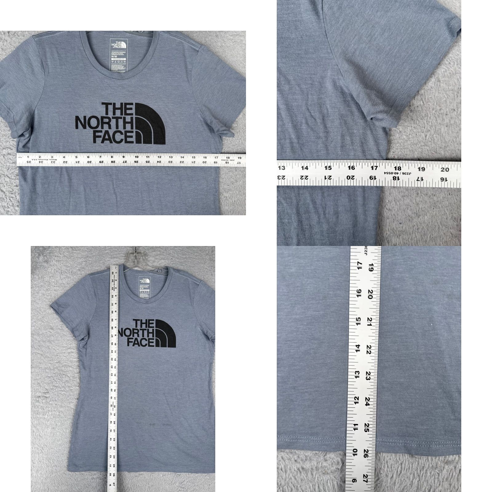 The North Face The North Face Shirt Women M Blue Short Sleeve Crew Neck Poly Blend Size M / US 6-8 / IT 42-44 - 8 Thumbnail
