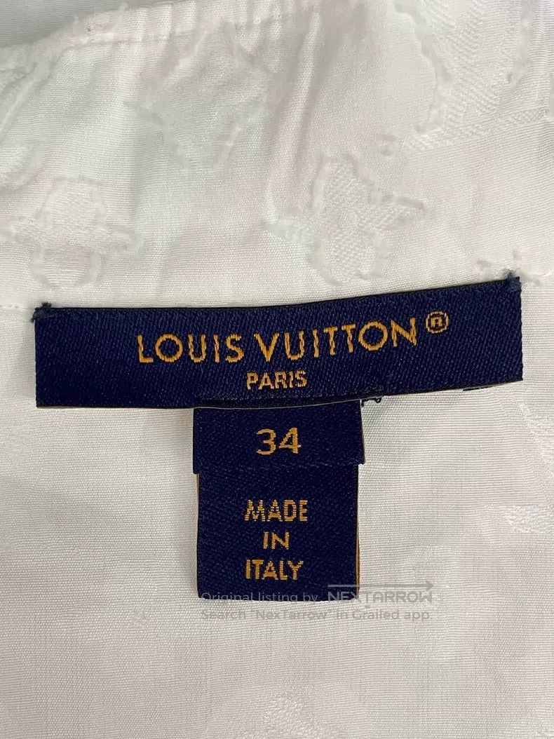 Louis Vuitton Louis Vuitton White short sleeve shirt Size XXS / US 00 / IT 34 - 5 Thumbnail