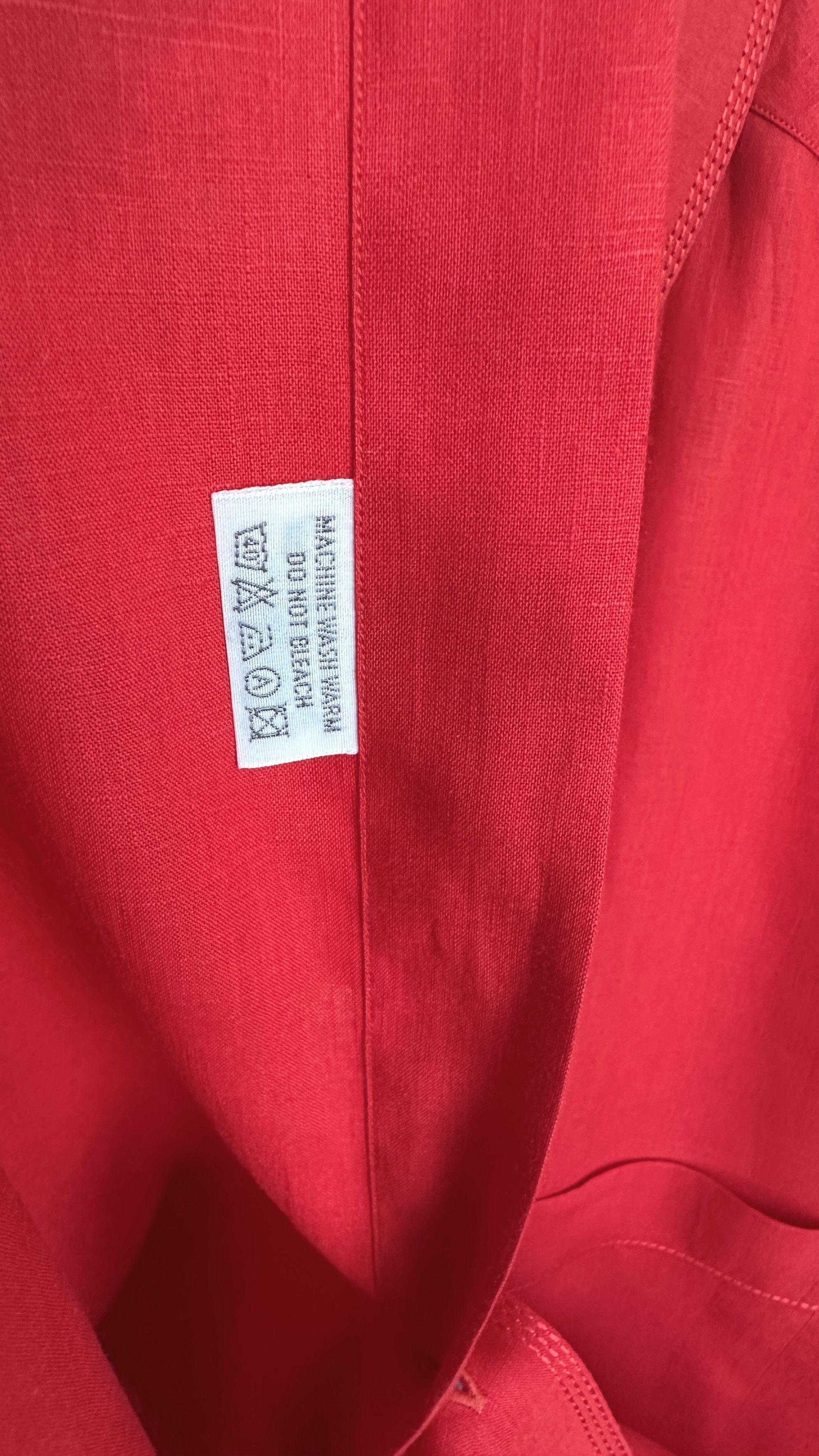 Zilli Men's linen shirt ZILLI Size US XXL / EU 58 / 5 - 6 Thumbnail
