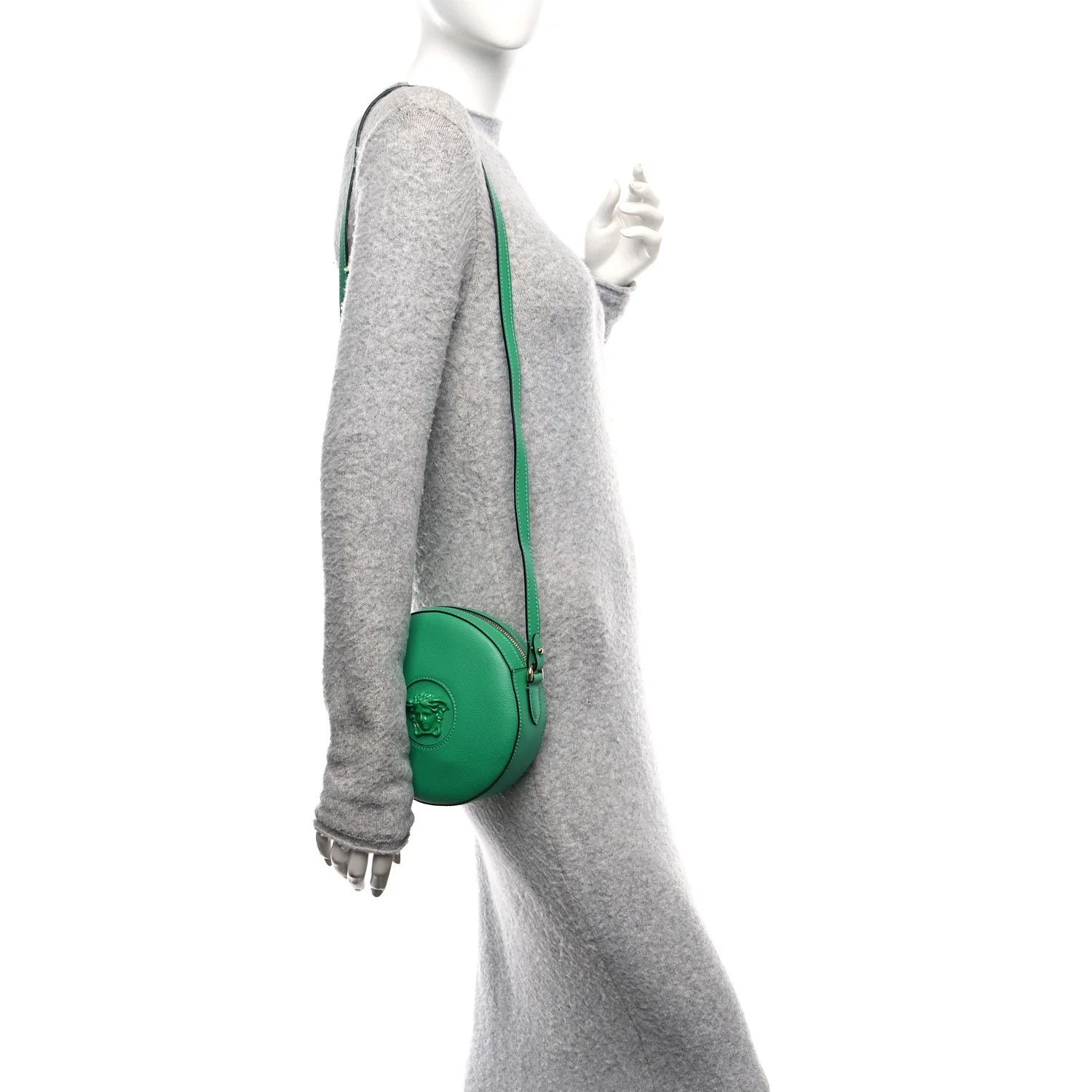 Versace Versace La Medusa Camera Green Cross Body Bag Size ONE SIZE - 4 Thumbnail