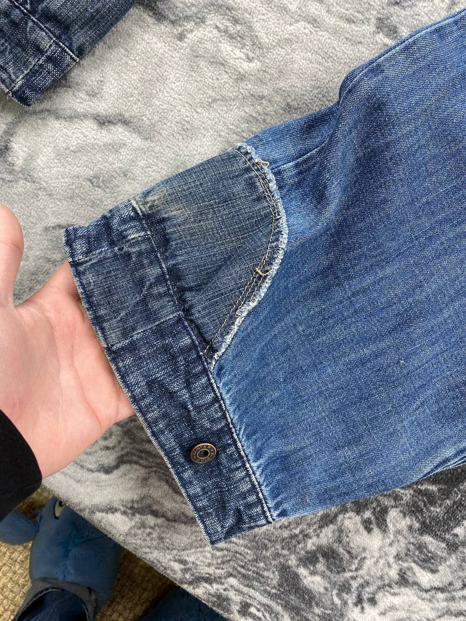 G-Star Vintage G Star Raw Denim Pants Double Knee Patchwork Japan Size US 36 / EU 52 - 4 Thumbnail