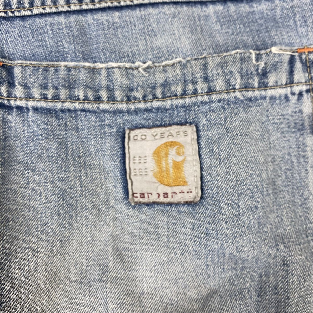 Carhartt Vtg Carhartt 100 Years Distressed Carpenter Jort Pants Size US 32 / EU 48 - 9 Thumbnail