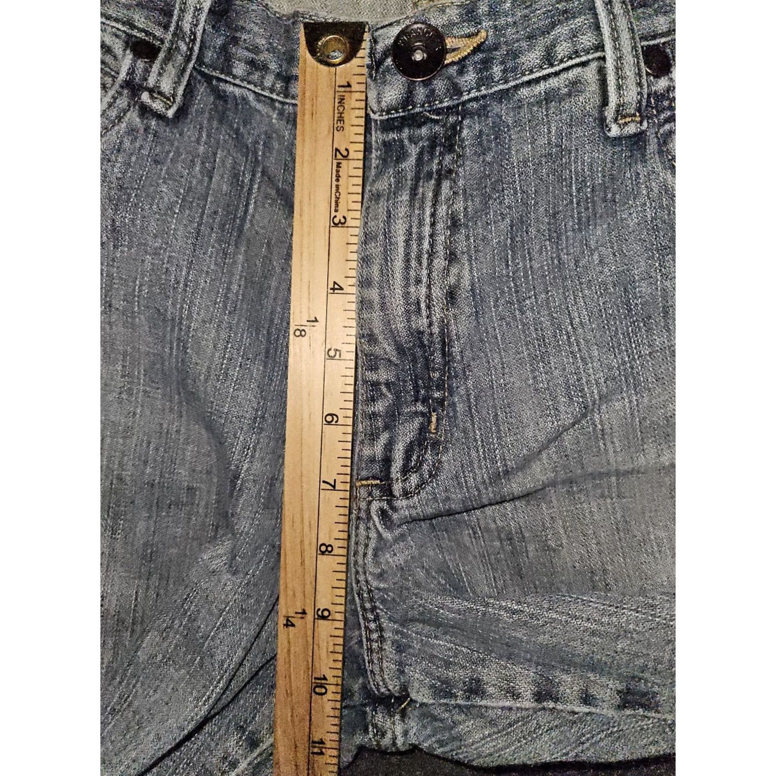 Wrangler VINTAGE Wrangler Bootcut Jeans Mens 34x36 Blue Denim Distressed Cowboy Western Size US 34 / EU 50 - 5 Thumbnail