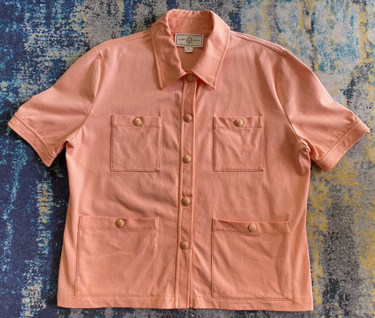 Designer × Vintage Vintage St.John by Marie Gray Tops m Size L / US 10 / IT 46 - 1 Thumbnail