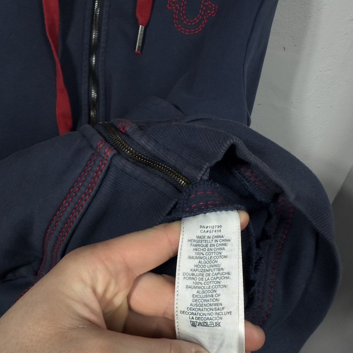 True Religion Vintage True Religion Avant Garde Zip Hoodie Y2K Size US M / EU 48-50 / 2 - 5 Thumbnail