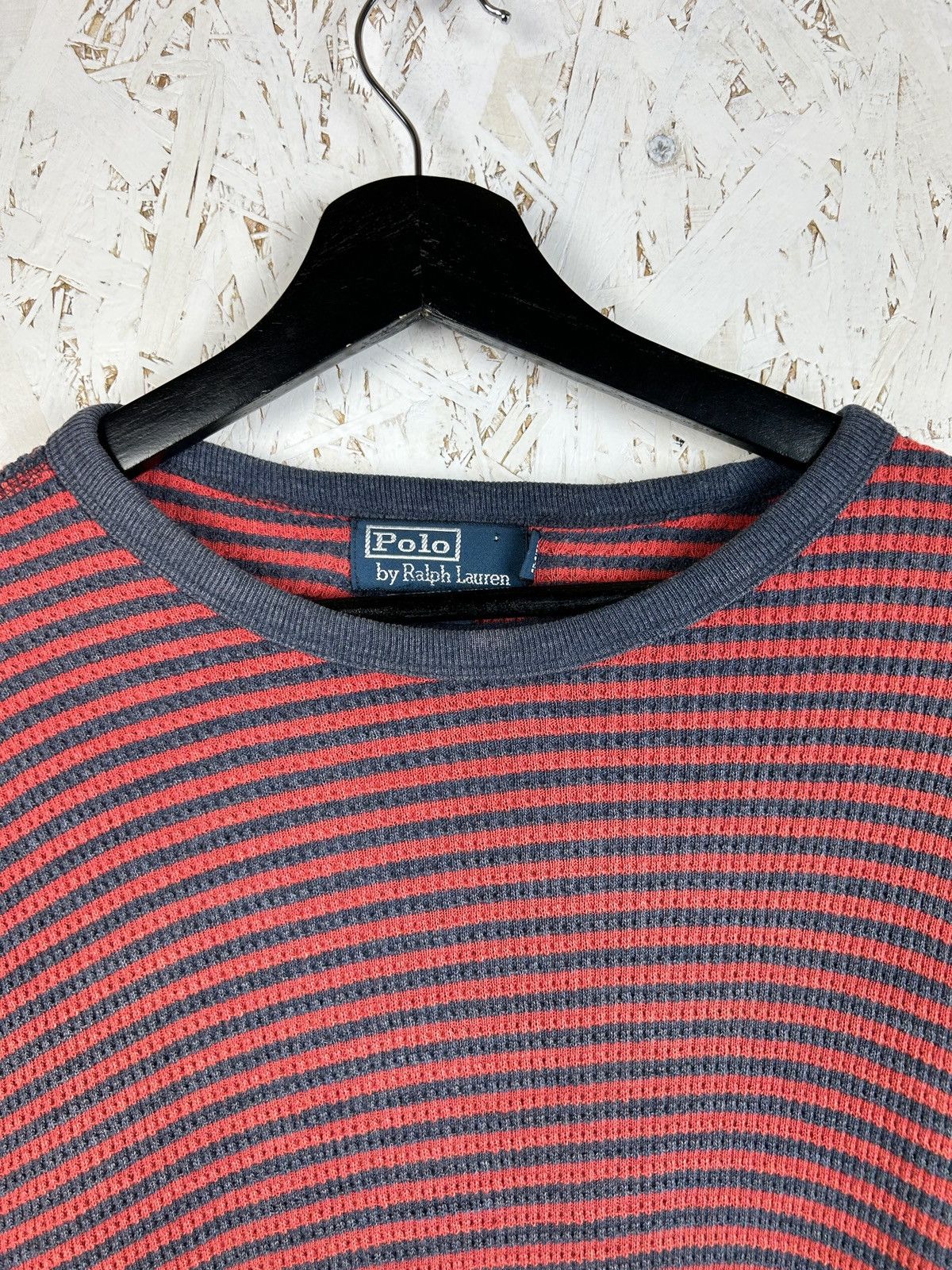 Vintage Vintage Polo By Ralph Lauren Thermal Waffle Long Sleeve Size US M / EU 48-50 / 2 - 2 Thumbnail