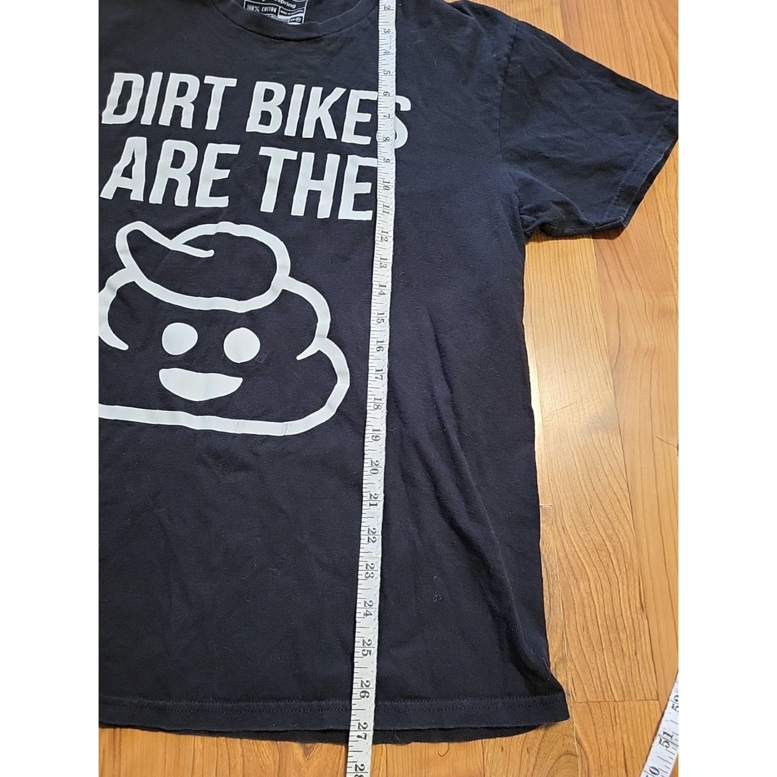Vintage Teespring Dirt Bikes Are The Sh*t Black Cotton T-Shirt L Men Regular Size US L / EU 52-54 / 3 - 6 Thumbnail