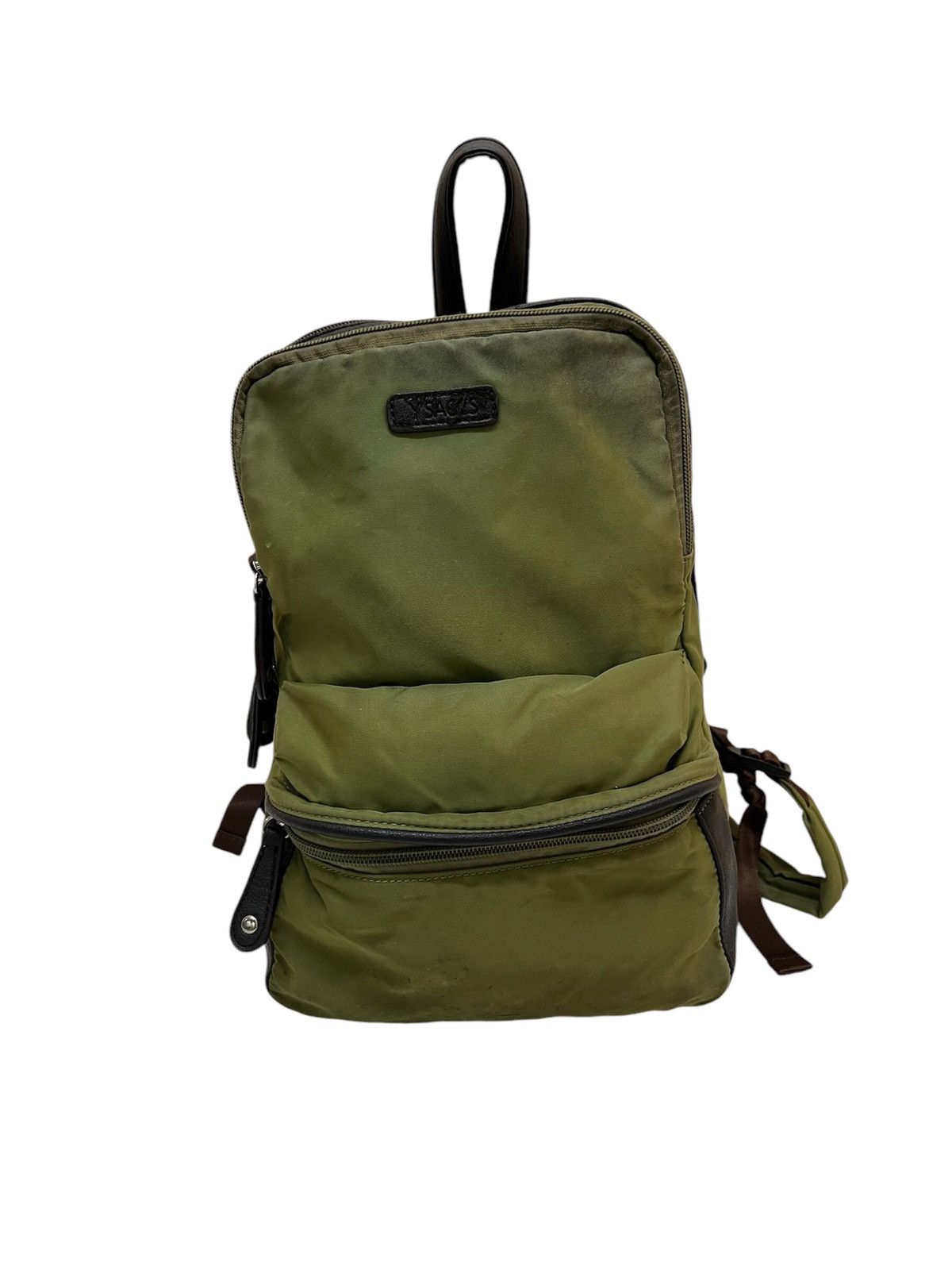 Yohji Yamamoto Y’Saccs Green Bagpack Size ONE SIZE - 1 Thumbnail