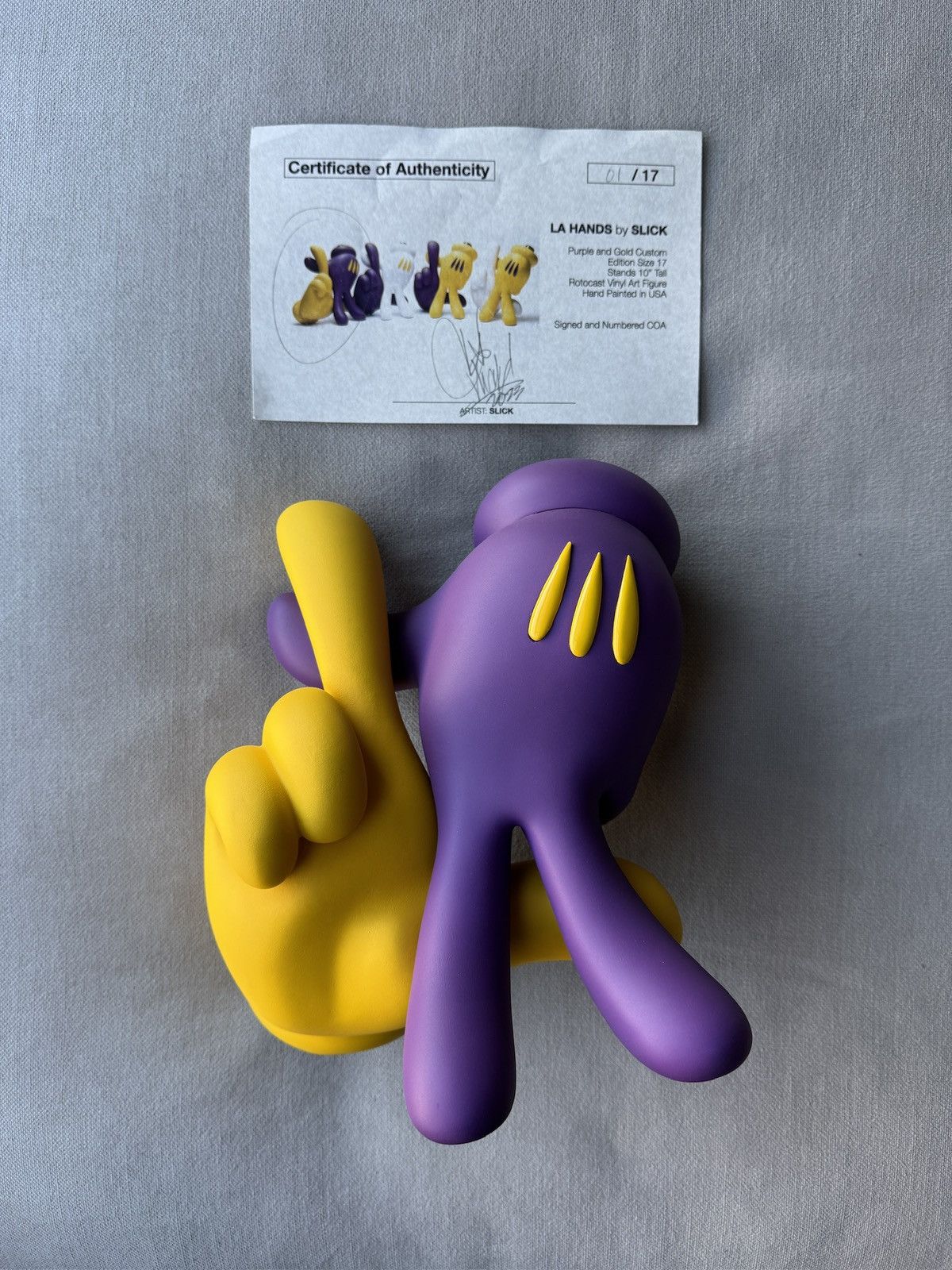 Slick LA Hands by OG Slick Purple and Gold Custom Edition Size ONE SIZE - 1 Thumbnail