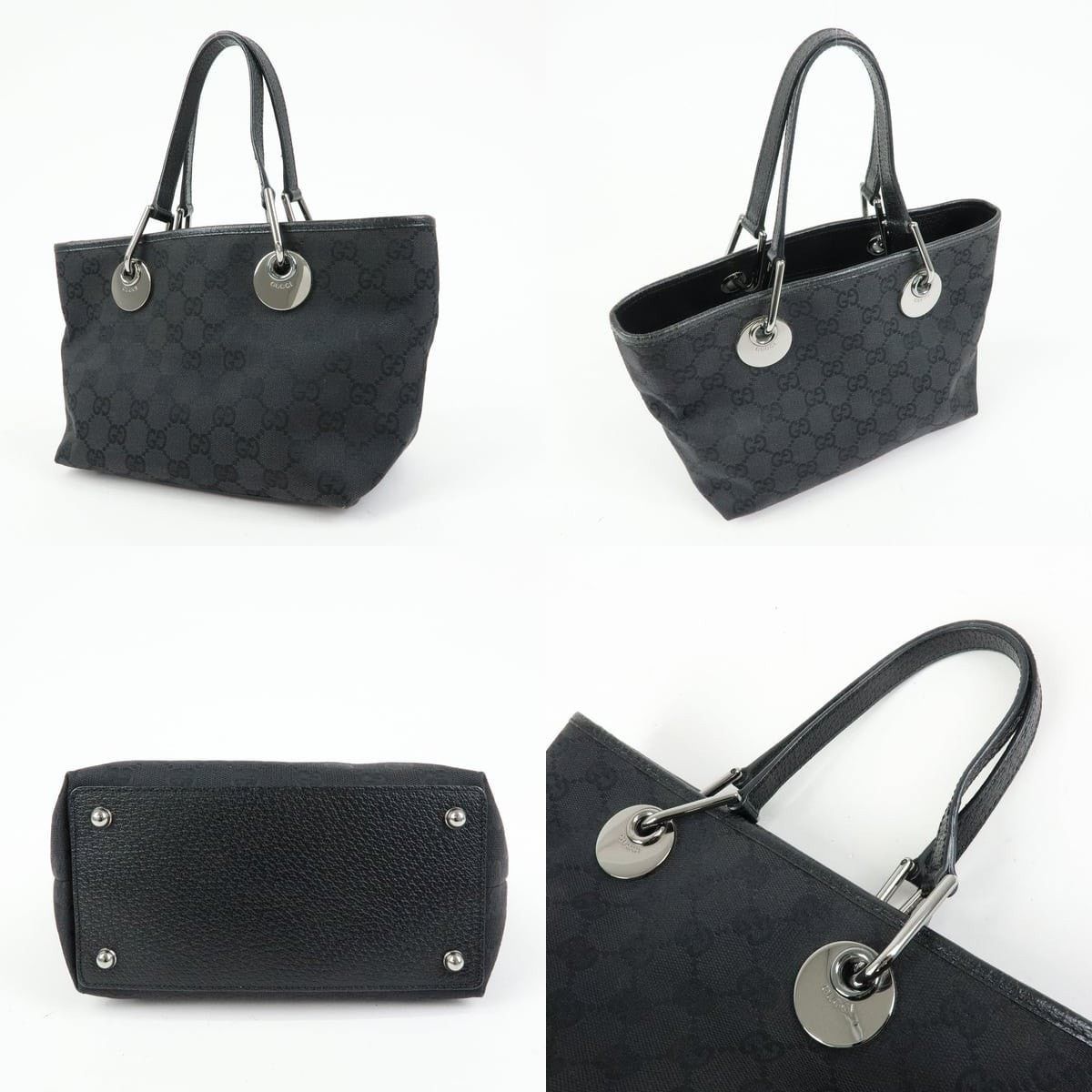 Gucci Gucci GG Canvas Mini Tote Black Size ONE SIZE - 3 Thumbnail