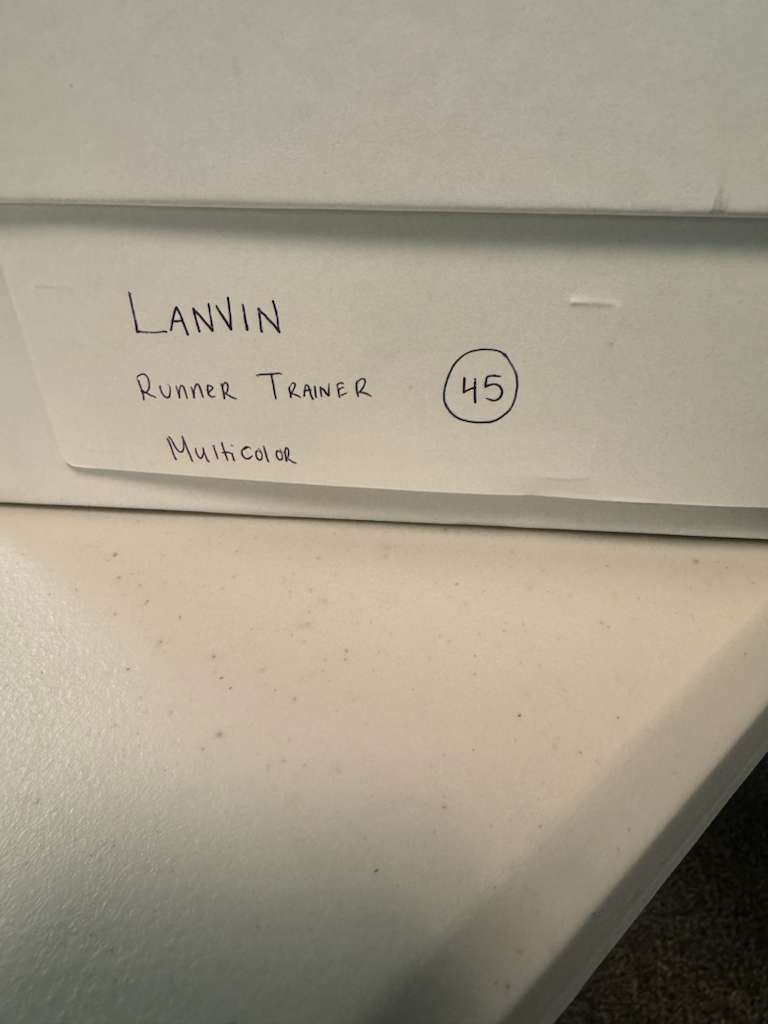 Lanvin o1rshd1 Runner Trainer Sneakers in Multicolor Size US 12 / EU 45 - 16 Thumbnail