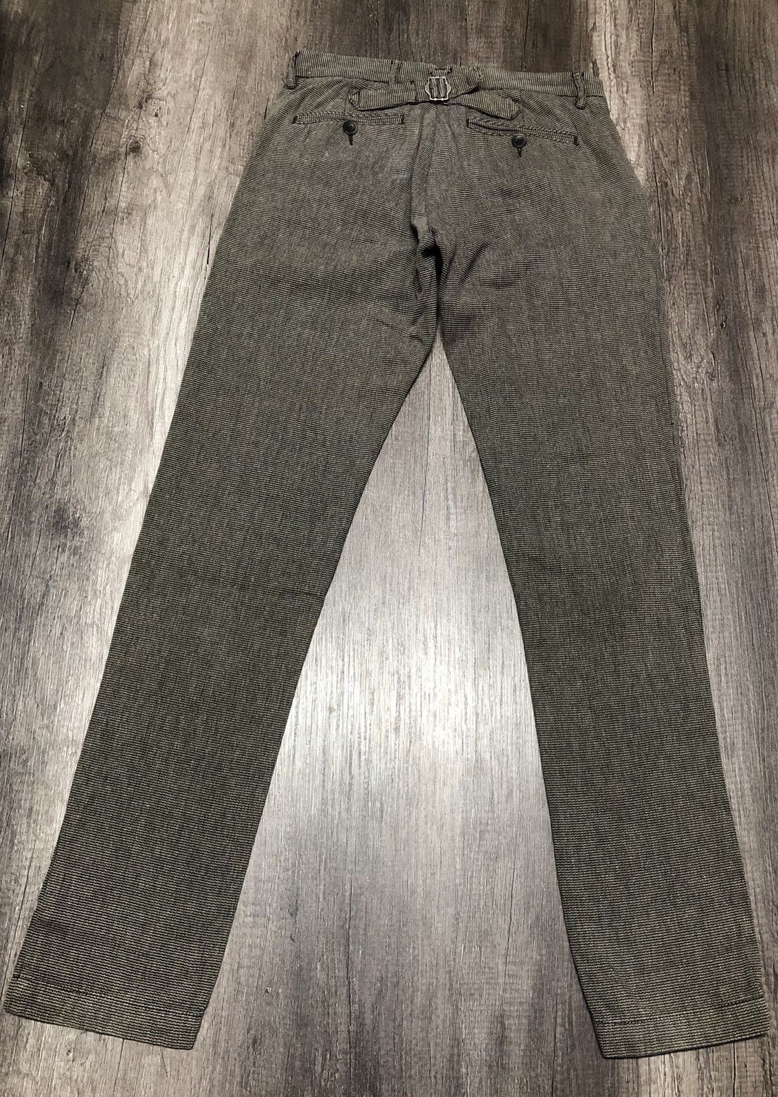 Designer VINTAGE DEVRED BUCKLE BACK SMART CASUAL PANT Size US 32 / EU 48 - 10 Thumbnail