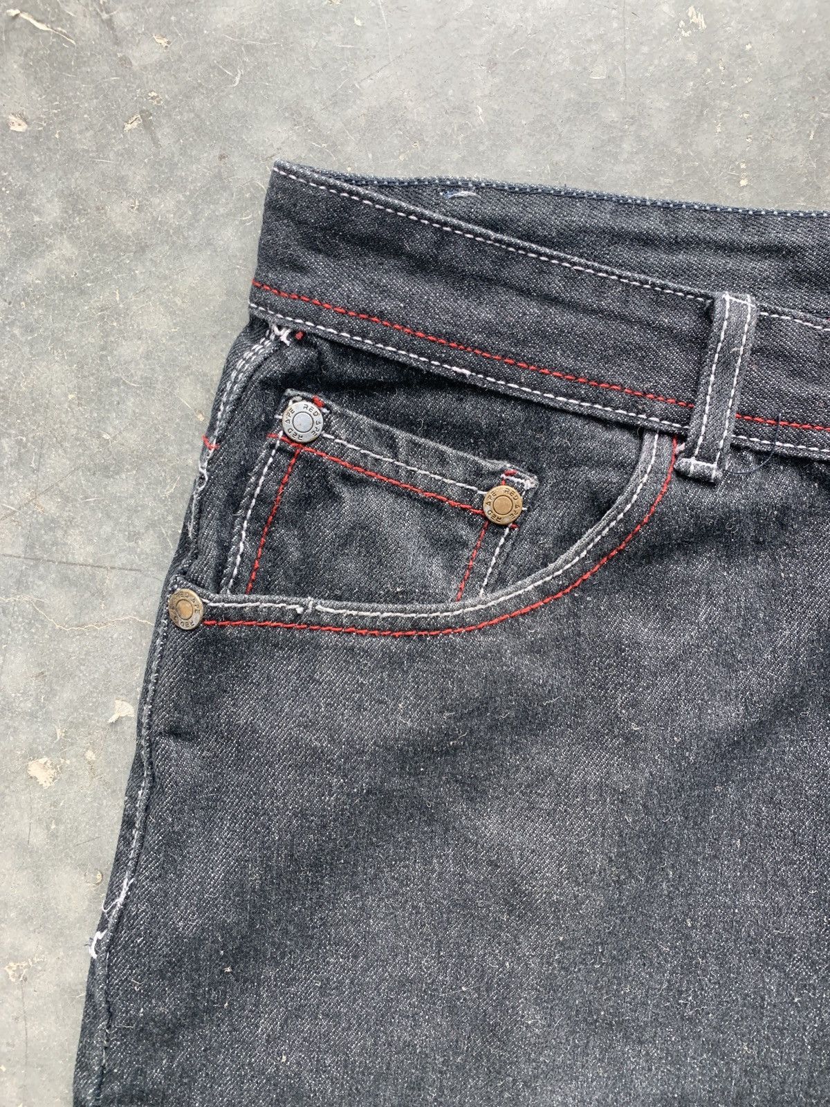 Southpole Crazy Vintage Y2K Red Ape Baggy Jeans Loose Skater Size US 36 / EU 52 - 3 Thumbnail