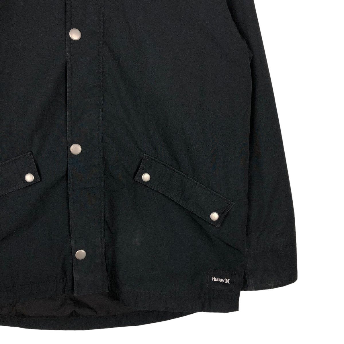 Hurley 🔥VINTAGE HUNTING JACKET ICONIC BLACK SURVIVAL HURLEY CARGO Size US M / EU 48-50 / 2 - 7 Thumbnail