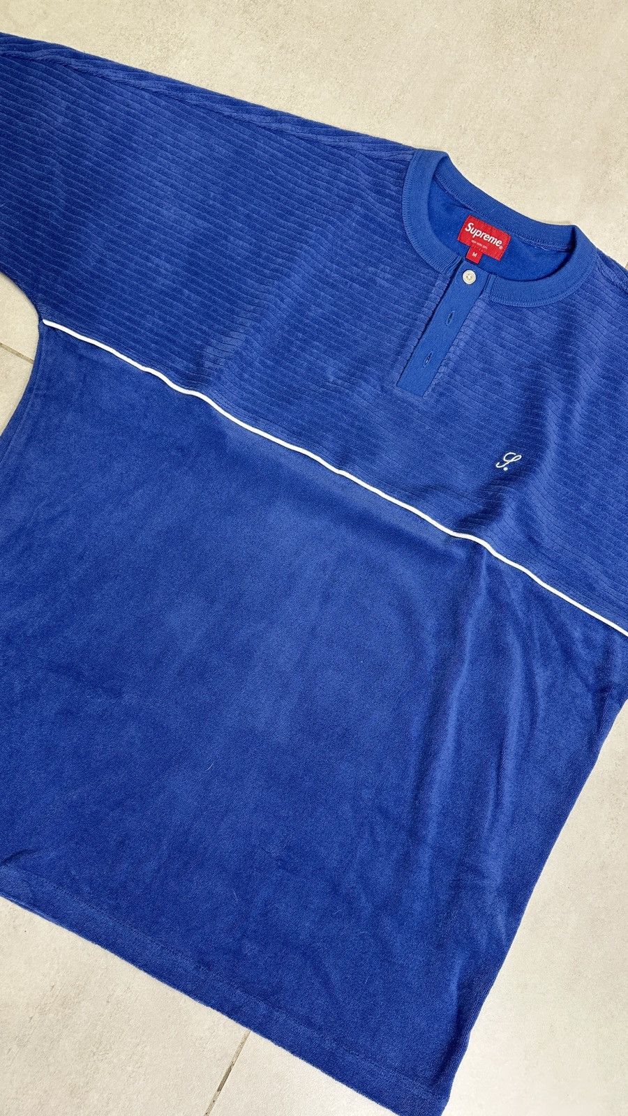 Supreme Supreme TERRY S/S HENLEY size Medium Size US M / EU 48-50 / 2 - 5 Thumbnail