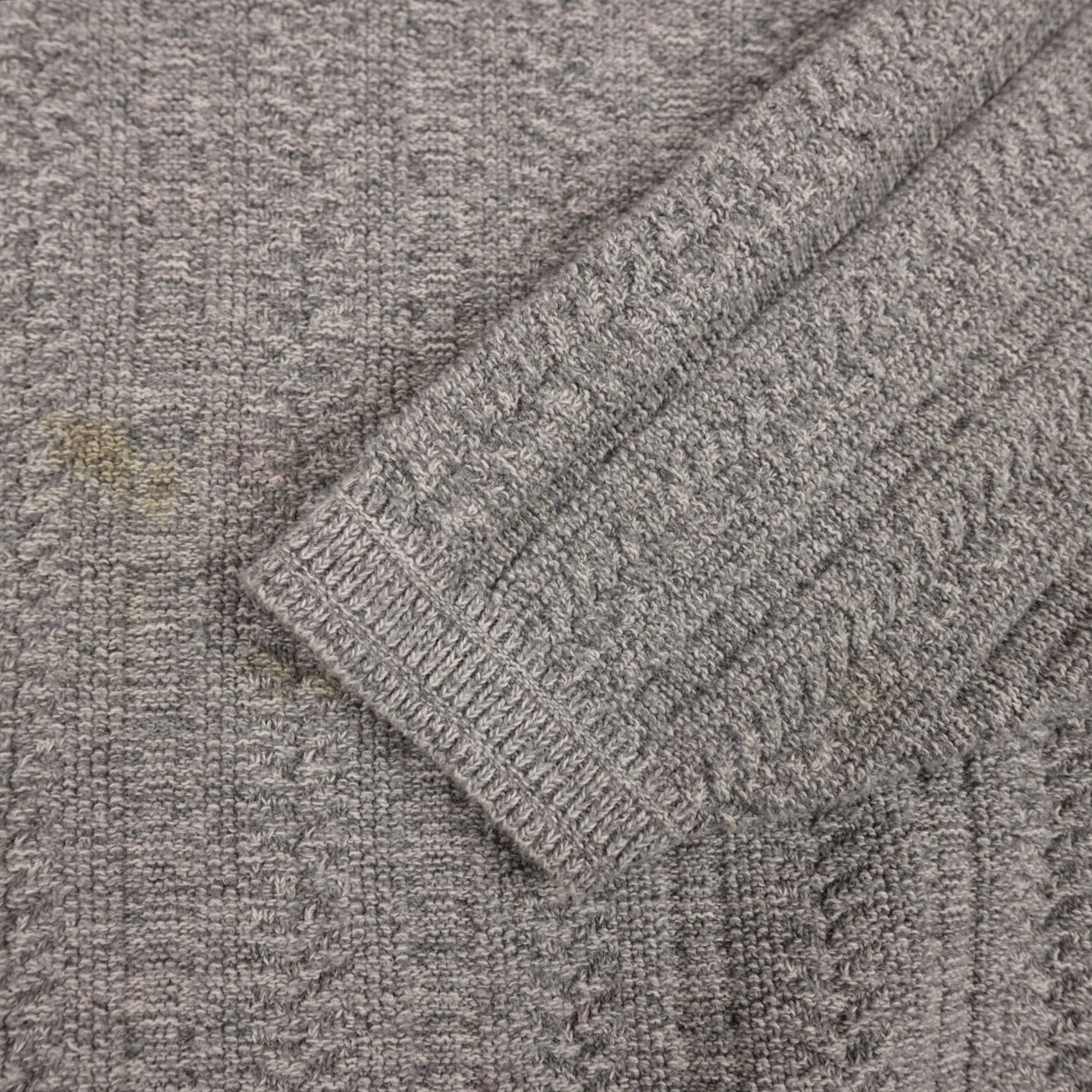 Bill Blass VINTAGE Bill Bass Sweater Mens 2X Gray Knit Crewneck Textured Made In USA 90s Size US XXL / EU 58 / 5 - 6 Thumbnail