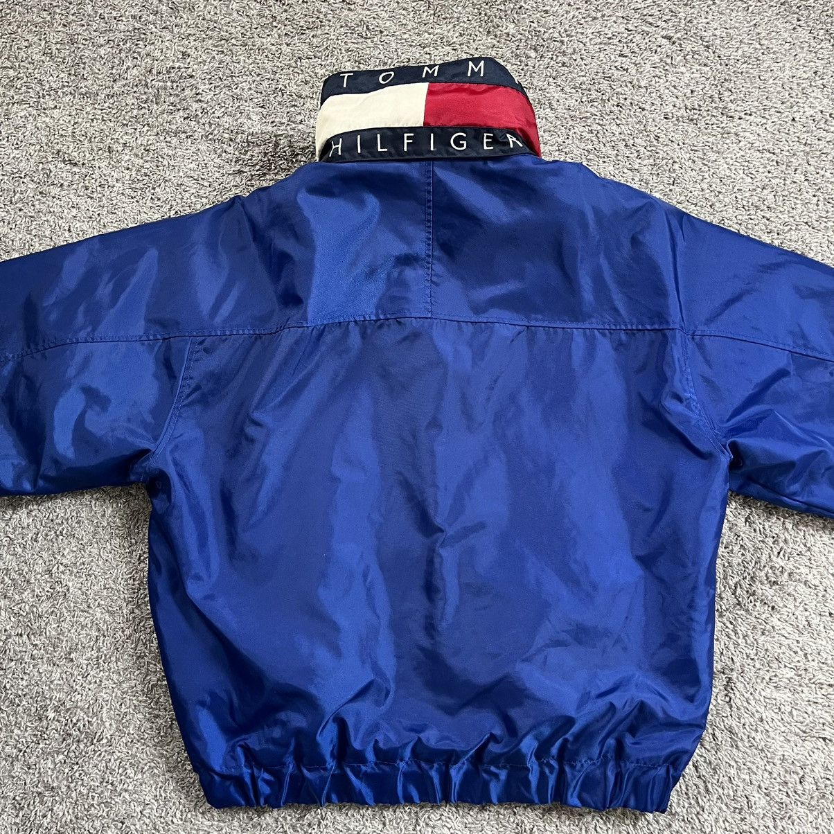 Tommy Hilfiger × Tommy Jeans × Wu-Tang Clan 🔴 Vintage Tommy Hilfiger Jacket Size Large Blue Spell Out Size US L / EU 52-54 / 3 - 3 Thumbnail