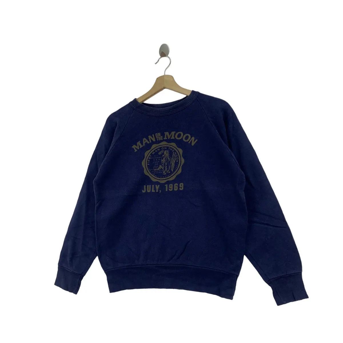 Vintage Vtg PHERROWS SPORTSWEAR Man On The Moon Sweatshirt REM Size US M / EU 48-50 / 2 - 5 Thumbnail