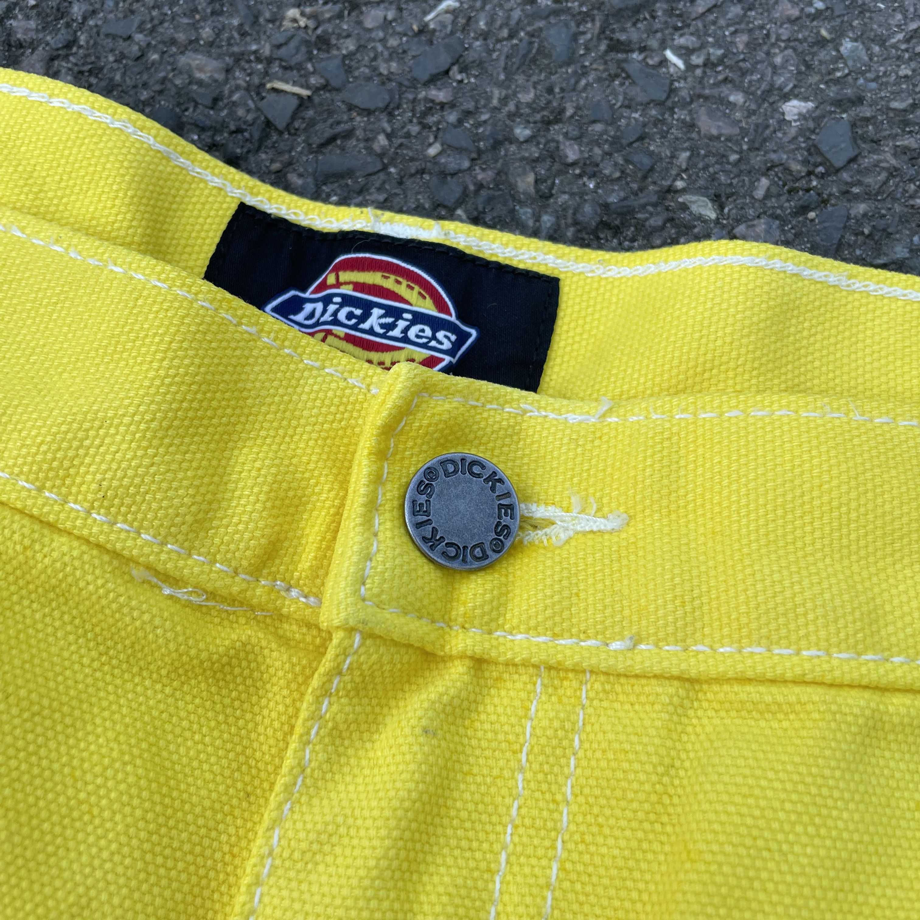 Dickies Dickies Custom Yellow Dragon Pants Graphic Bleach Wash Y2K Size US 38 / EU 54 - 10 Thumbnail