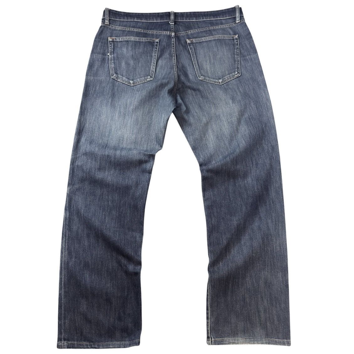 Jun Takahashi Vintage Archive Japanese Denim Uniqlo Natural Fit Wideleg Size US 36 / EU 52 - 2 Thumbnail