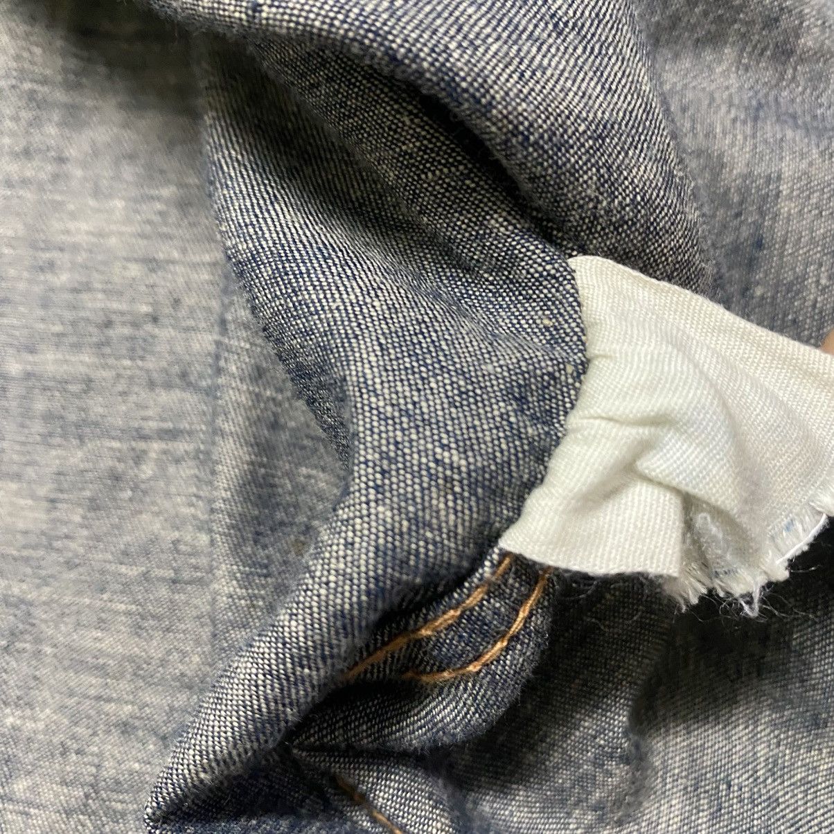 45rpm Made in Indigo Western Denim Shirt Size US XS / EU 42 / 0 - 17 Thumbnail
