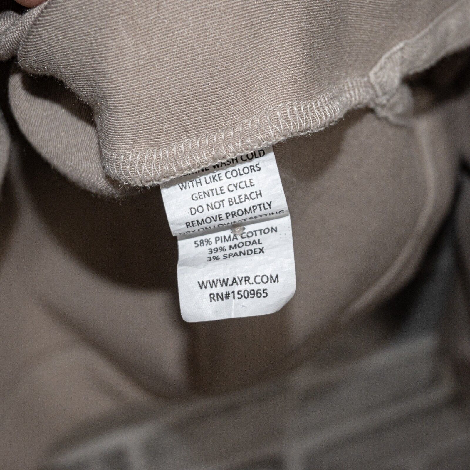 Other AYR The PhD Long Sleeve Collared Pullover Sweater in Beige Size US XL / EU 56 / 4 - 5 Thumbnail