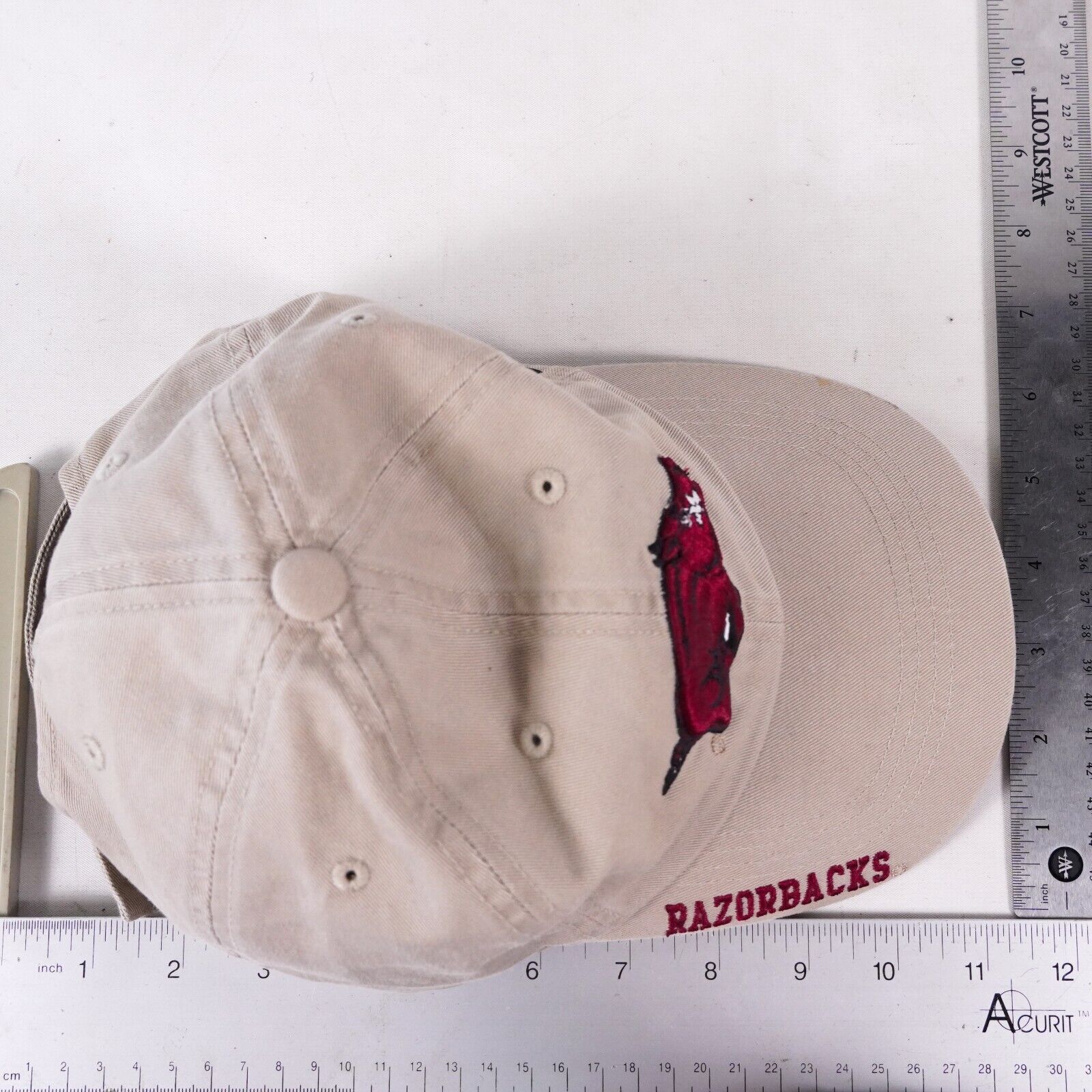 Other Russell Arkansas Razorbacks Basketball Hat Cap Tan Size ONE SIZE - 10 Thumbnail