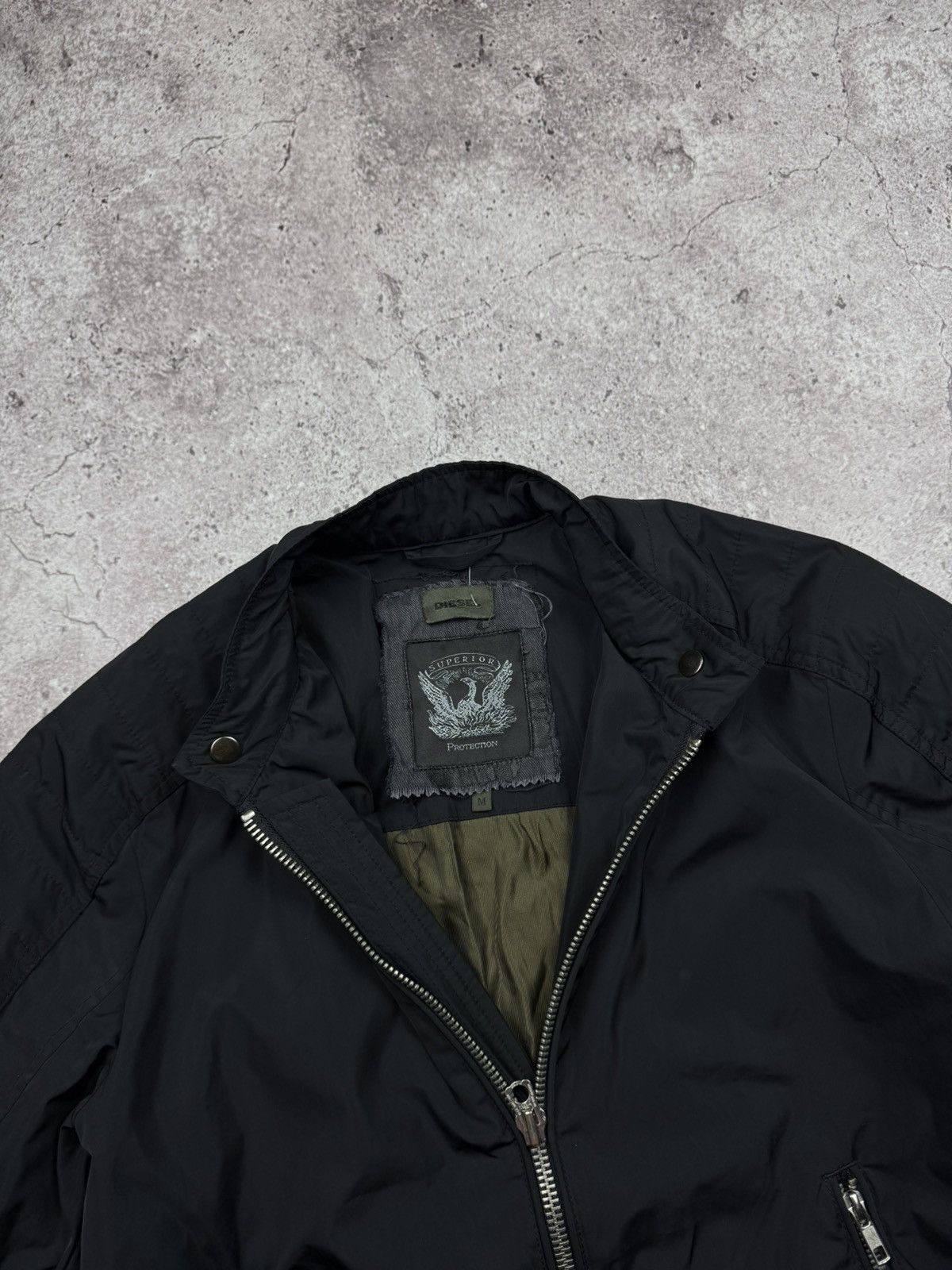 Diesel 🔥Avant Garde Rick Owen’s style ! Diesel Biker Bomber Jacket🔥 Size US M / EU 48-50 / 2 - 8 Thumbnail