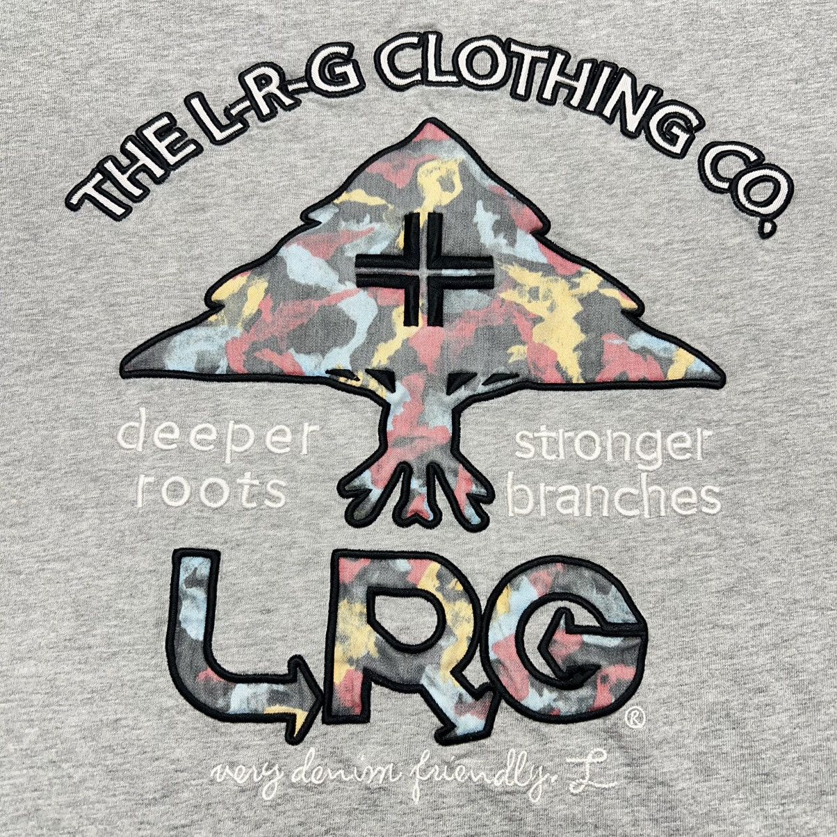 LRG × Vintage LRG Tee Shirt Grey Lifted Research Group Logo Skate Y2K Size US XL / EU 56 / 4 - 3 Thumbnail